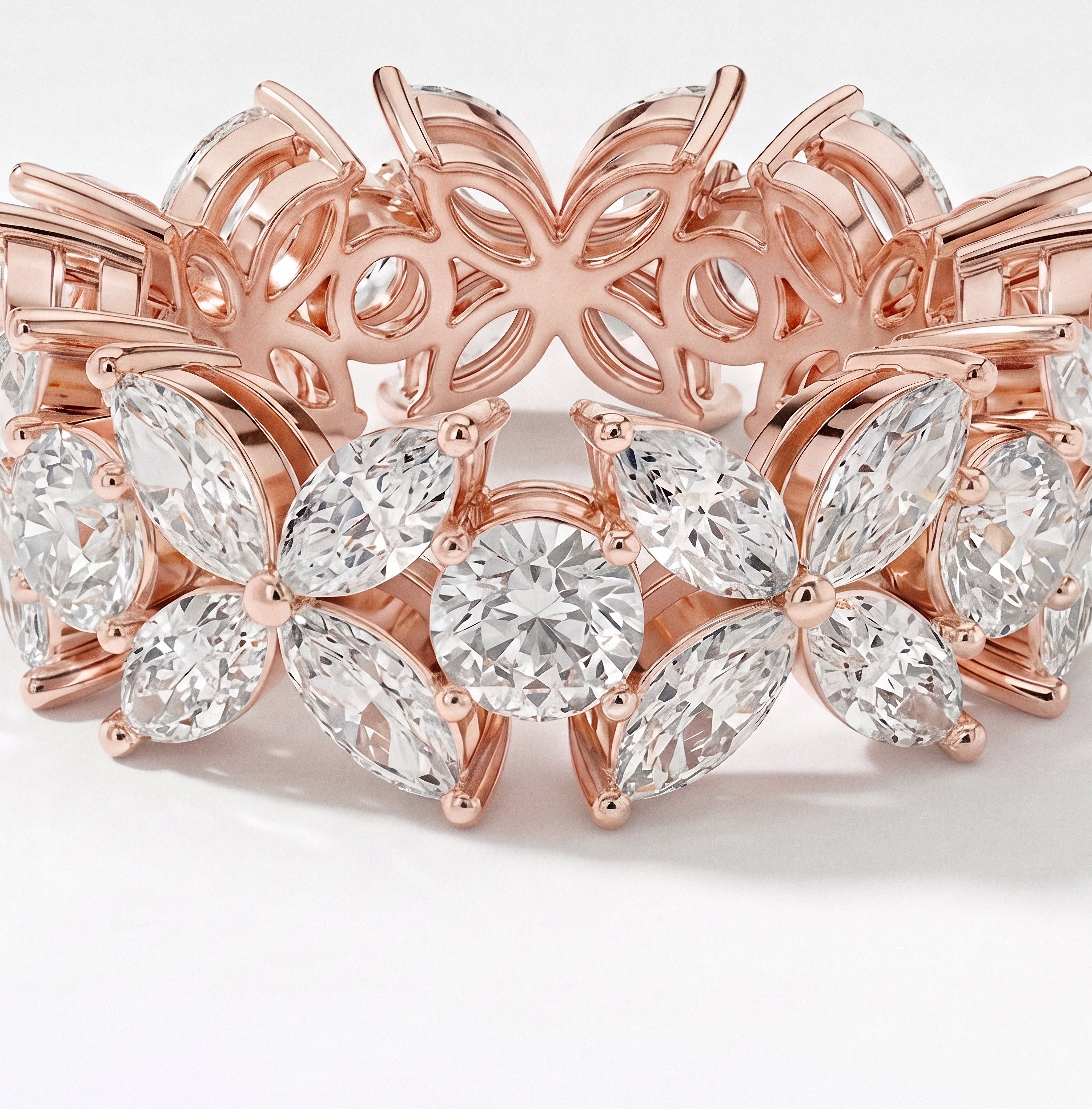 The "Alina" Eternity Ring - angle 1