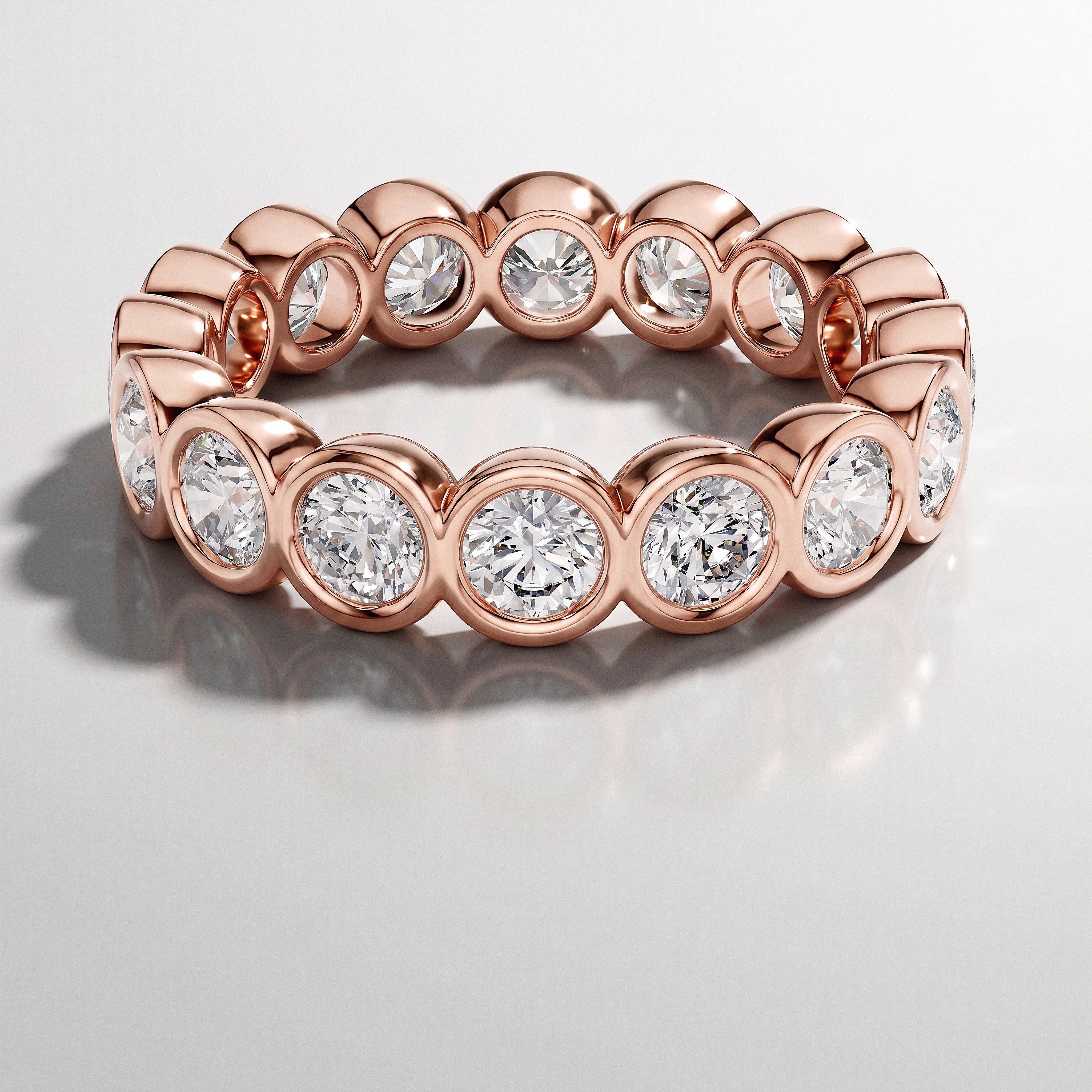 The Cassandra Eternity Ring - angle 1
