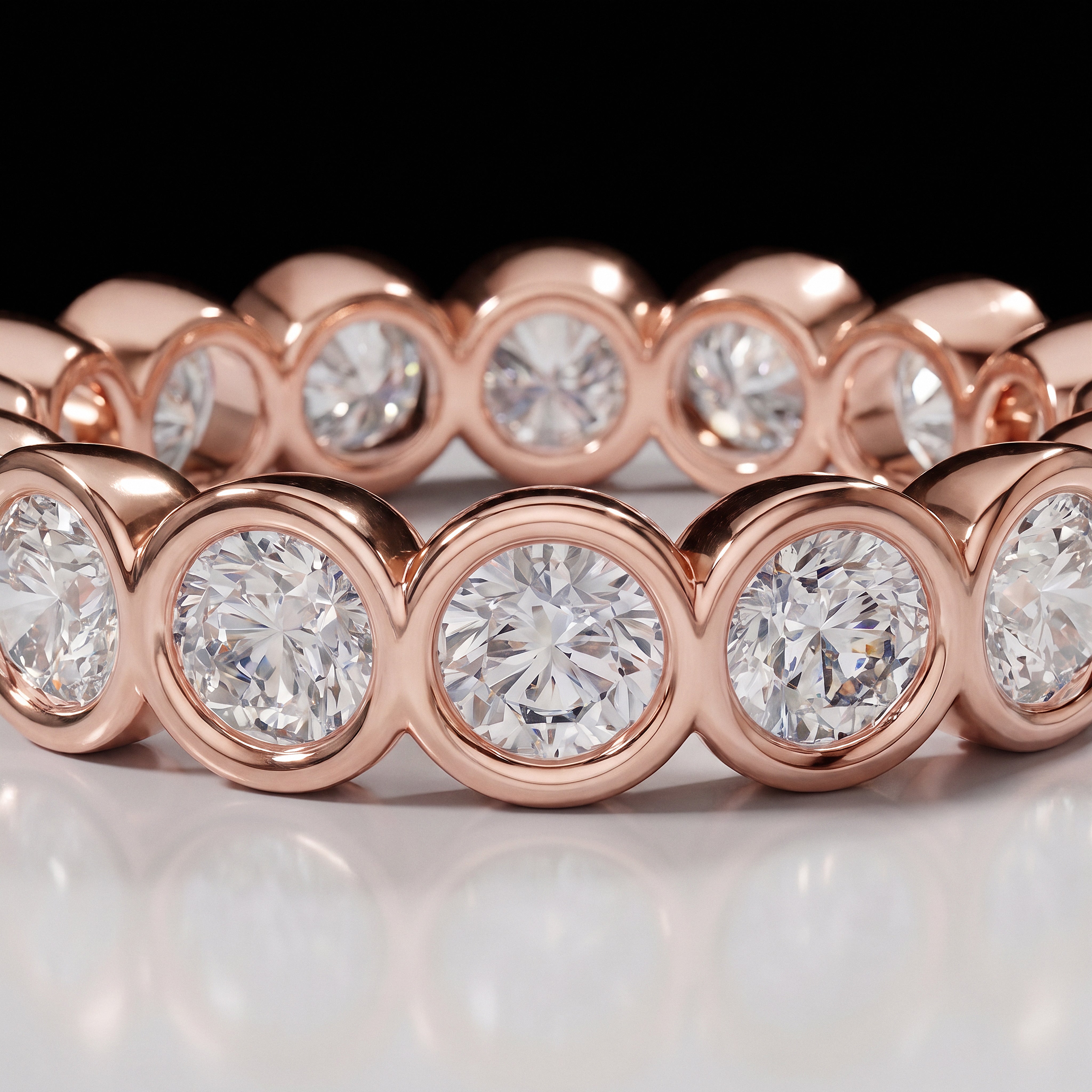 The Cassandra Eternity Ring - angle 2