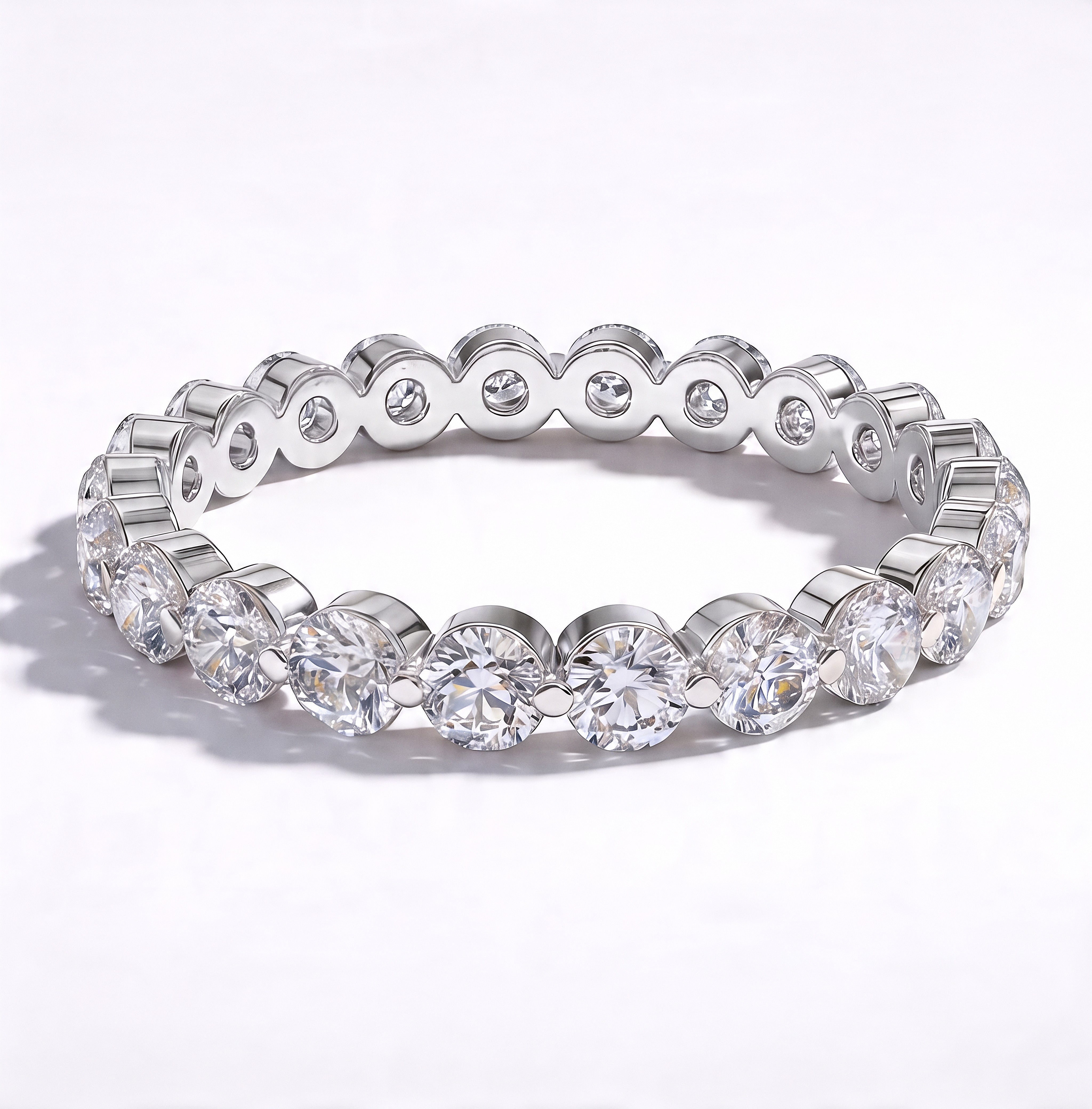 The Chloe Eternity Ring - angle 5
