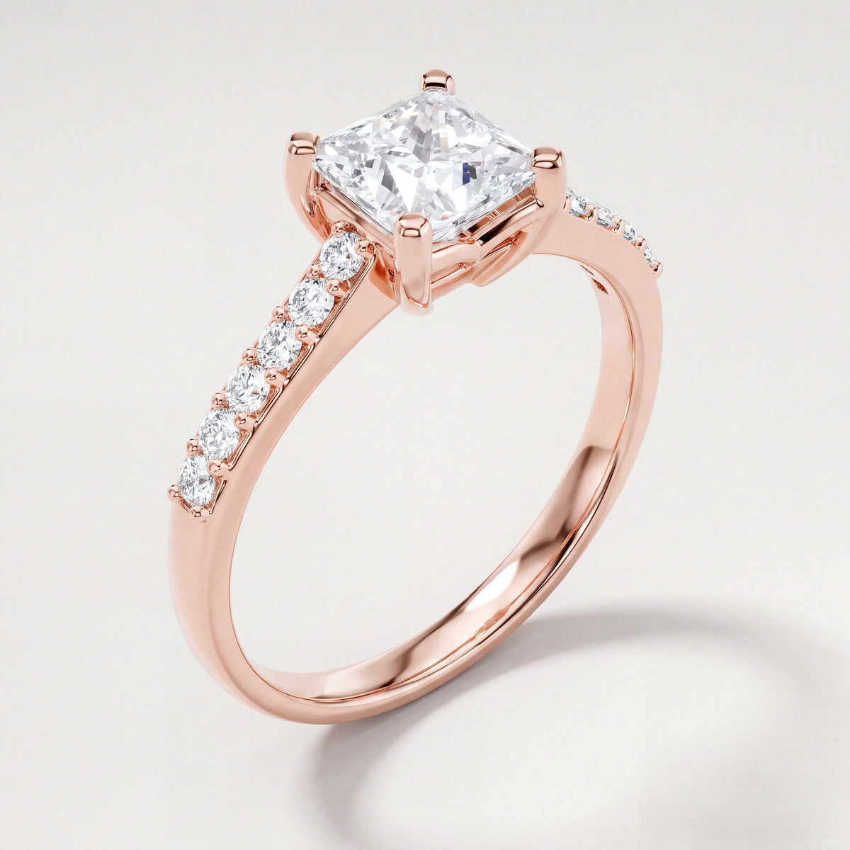 The Clarissa Engagement Ring - angle 1