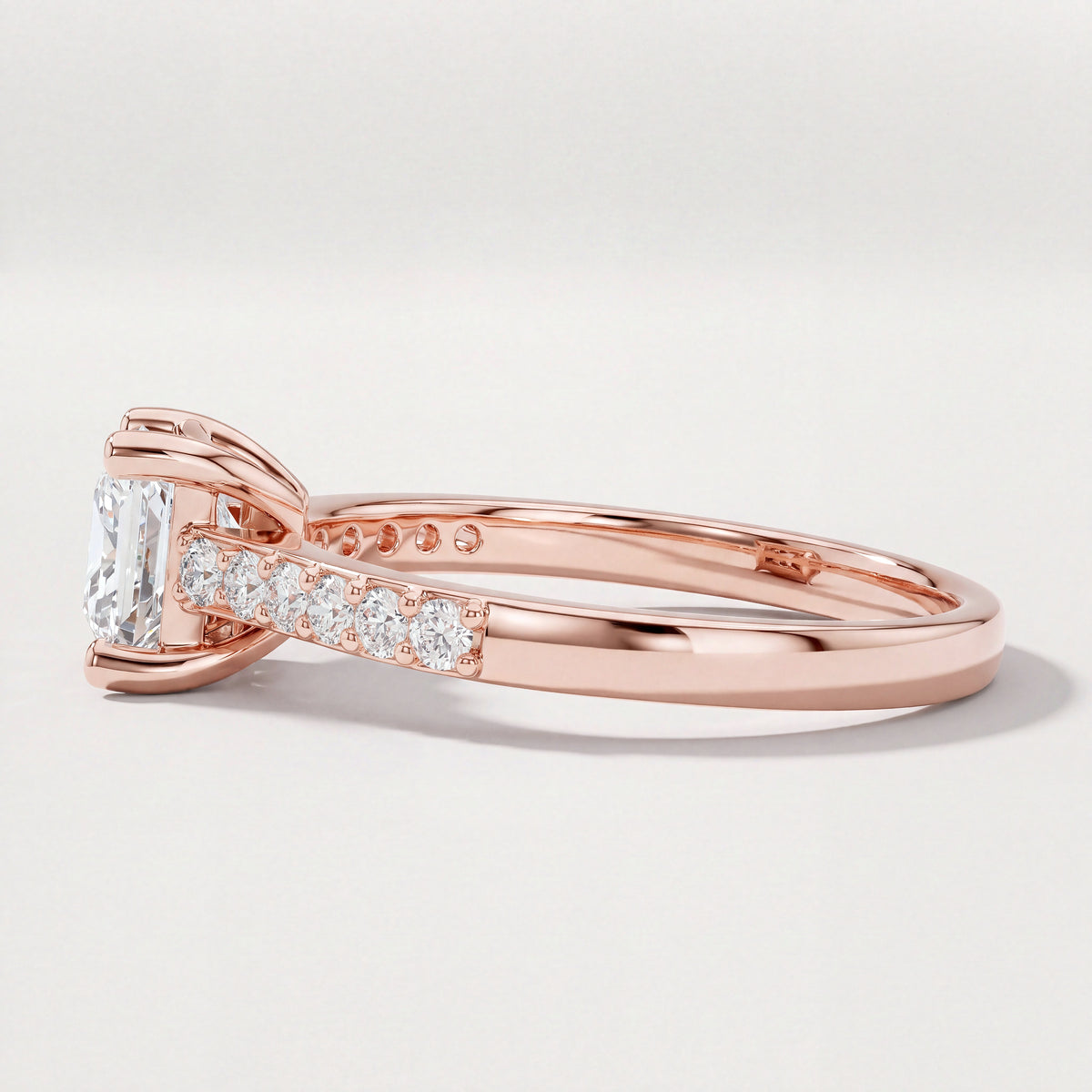 The Clarissa Engagement Ring - angle 3