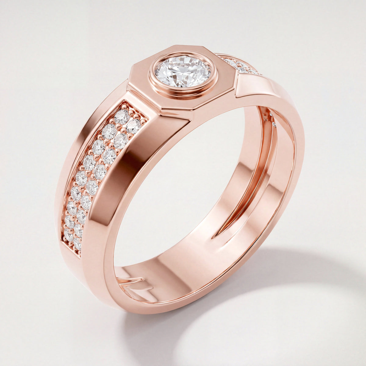 The Edgar Men's Ring - angle 1