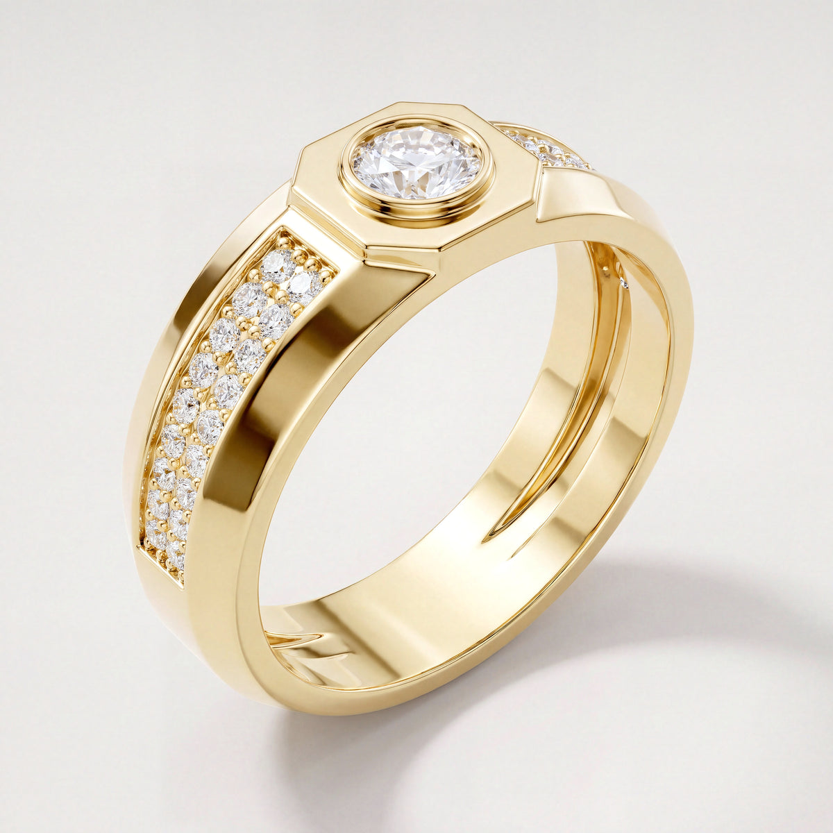 The Edgar Men's Ring - angle 4