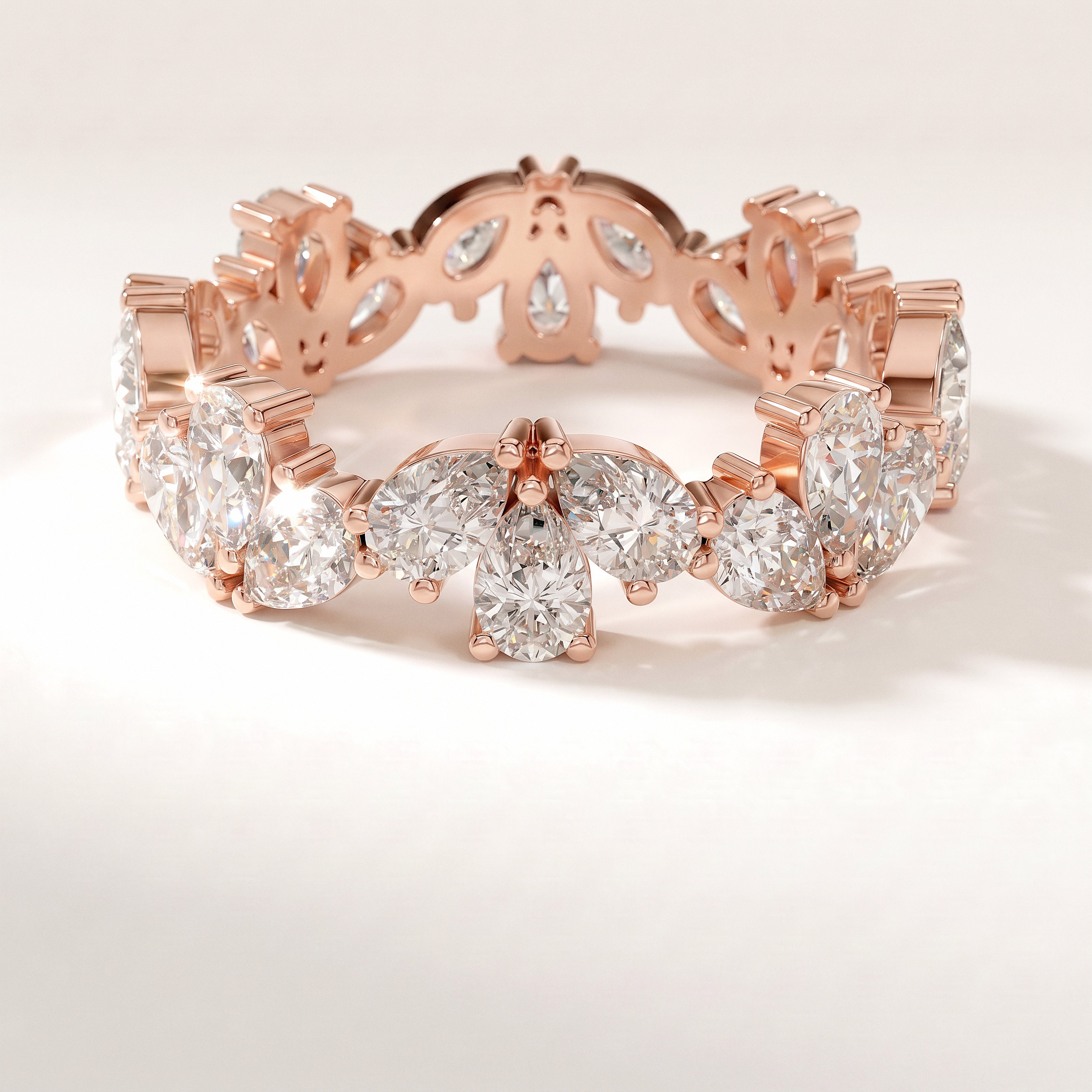 The Gaby Eternity Ring - angle 1