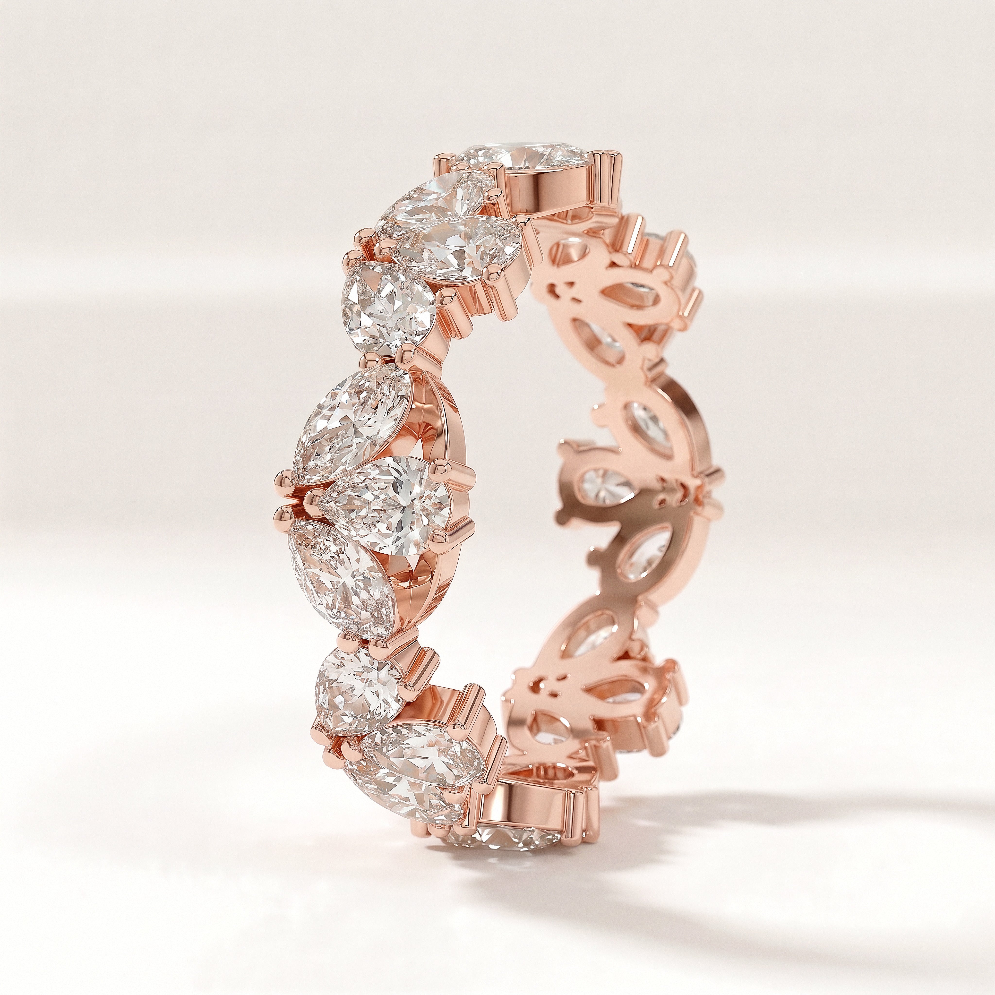 The Gaby Eternity Ring - angle 2