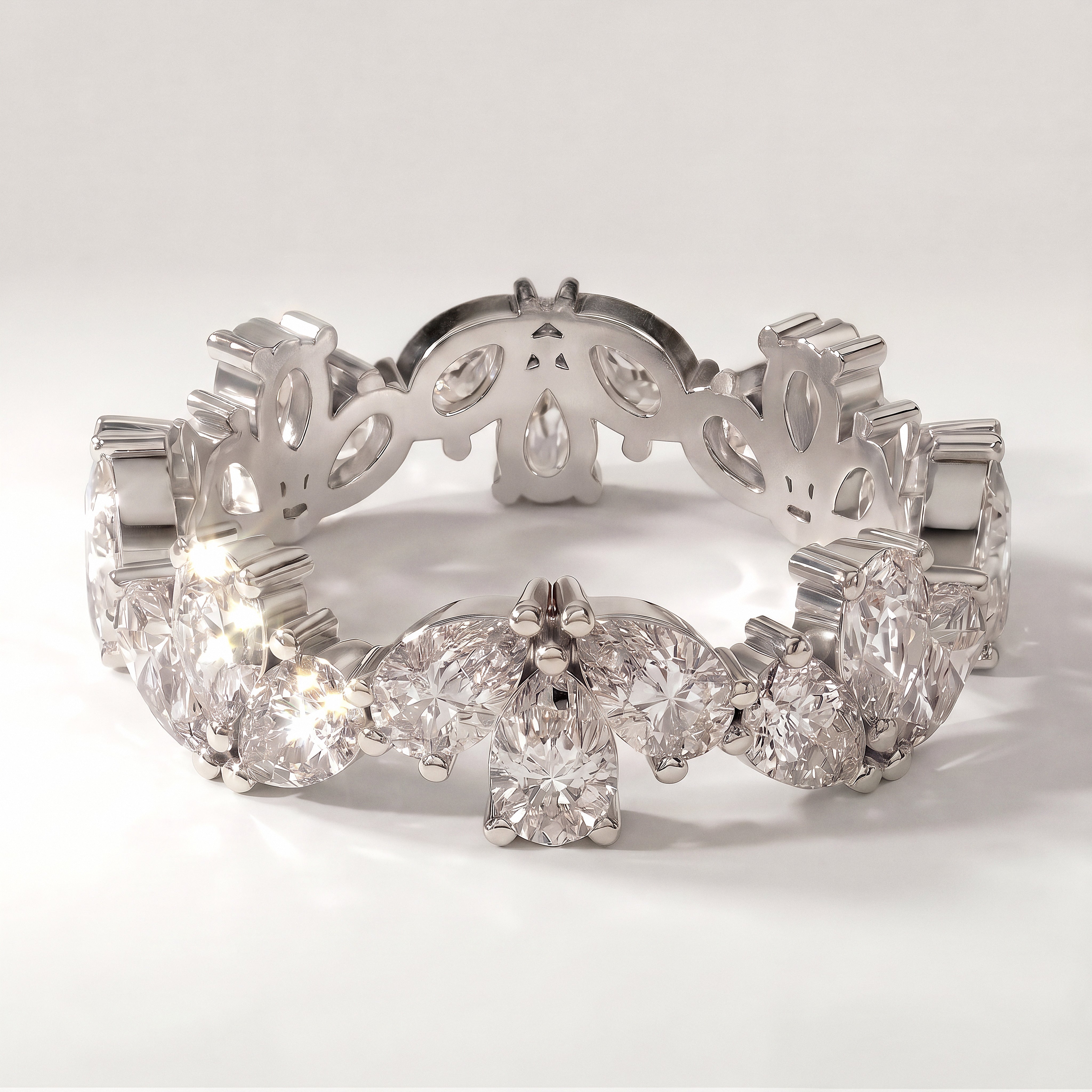 The Gaby Eternity Ring - angle 3