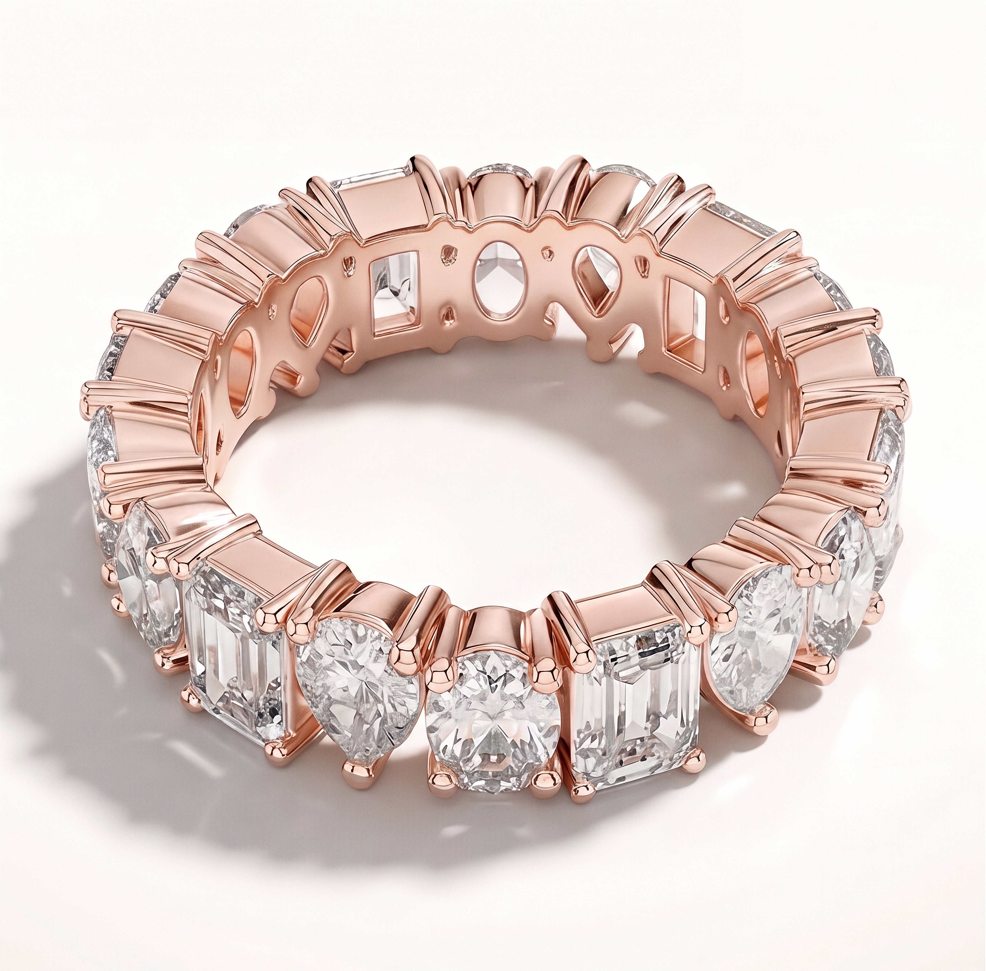 The Joyce Eternity Ring - angle 2