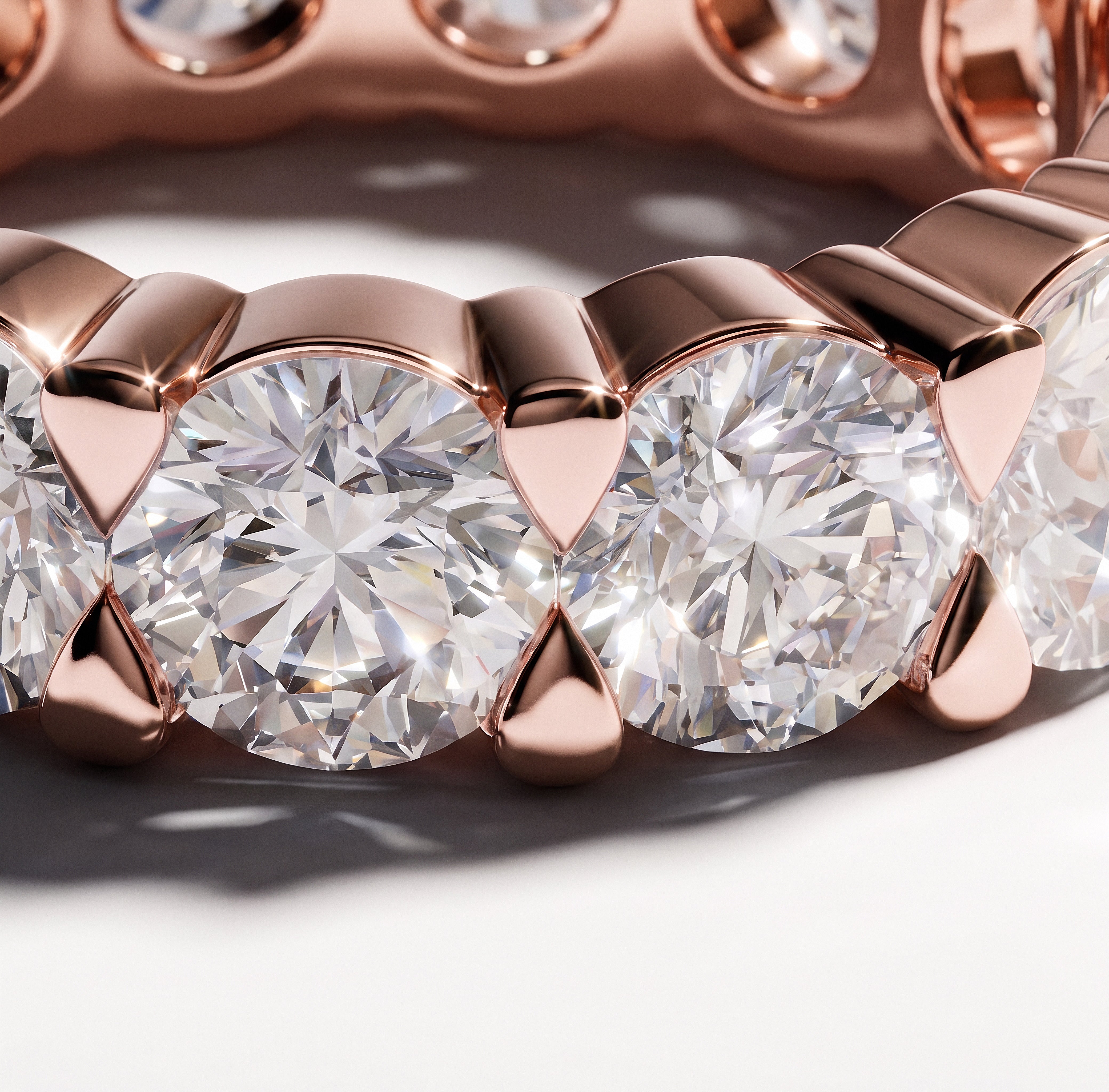 The Lillian Eternity Ring - angle 3