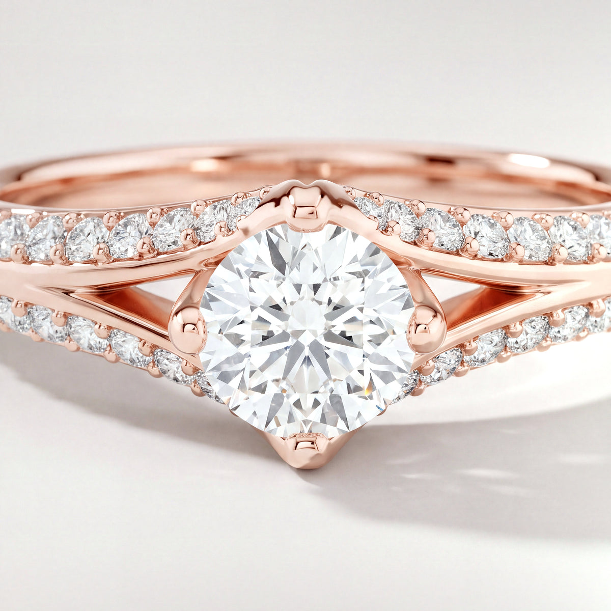The Lisette Engagement Ring - angle 2