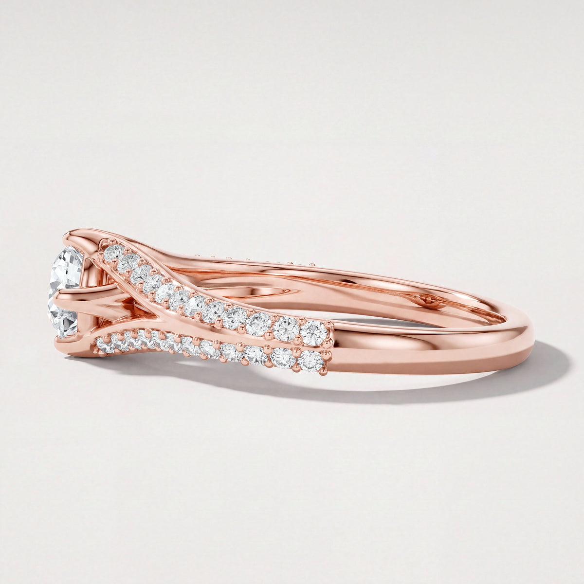 The Lisette Engagement Ring - angle 3