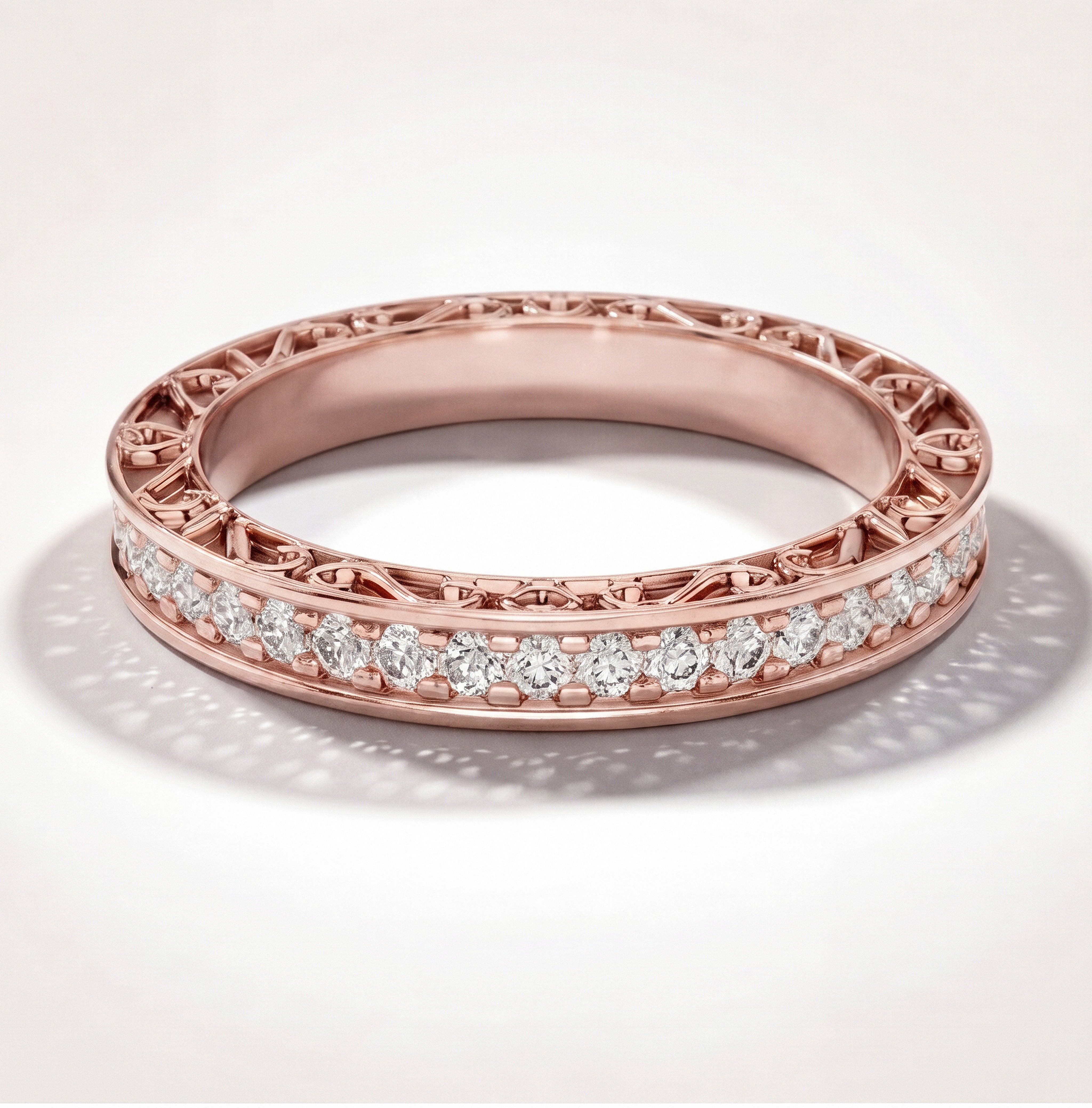 The "Mallory" Eternity Ring - angle 1