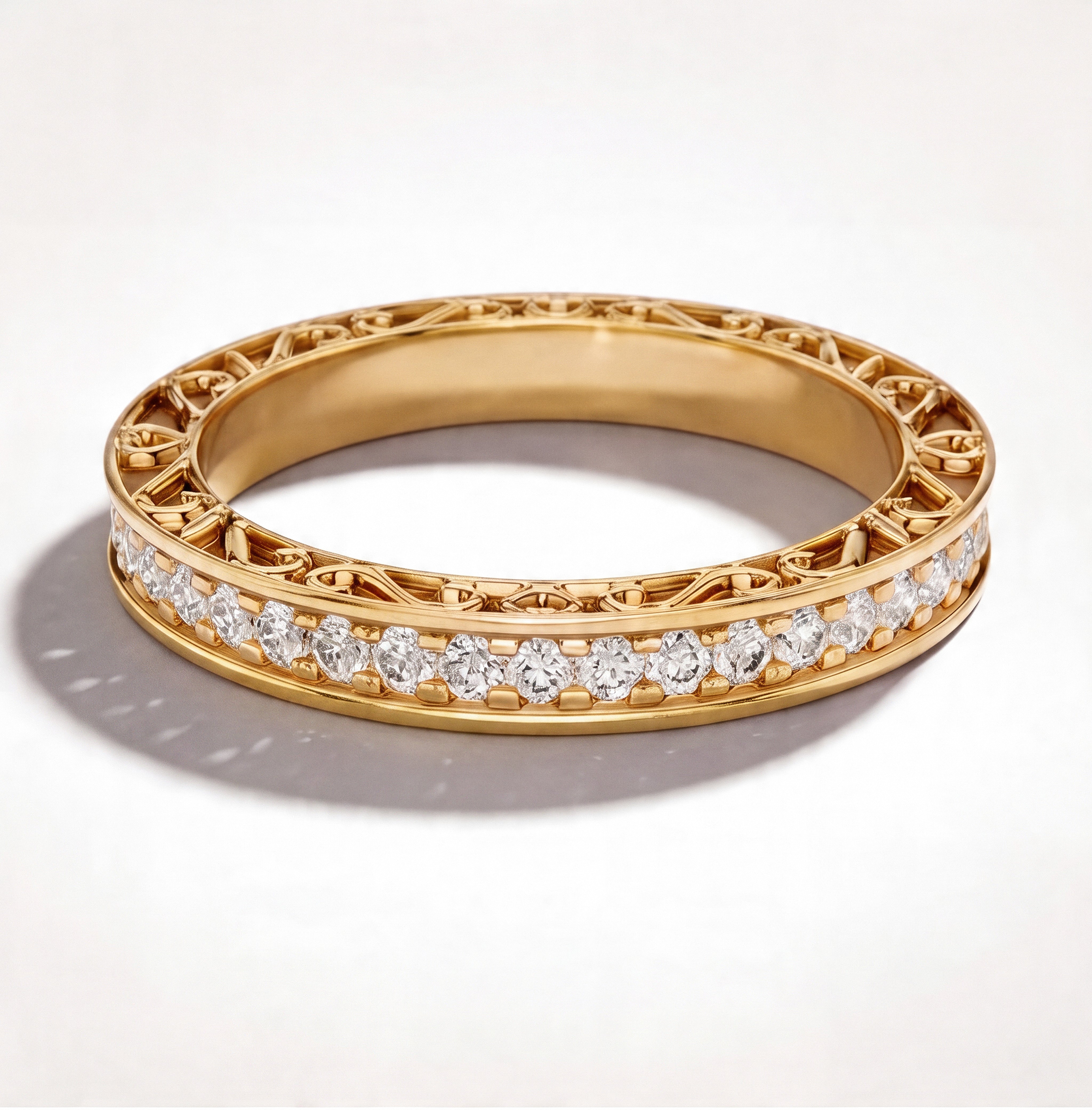 The "Mallory" Eternity Ring - angle 6
