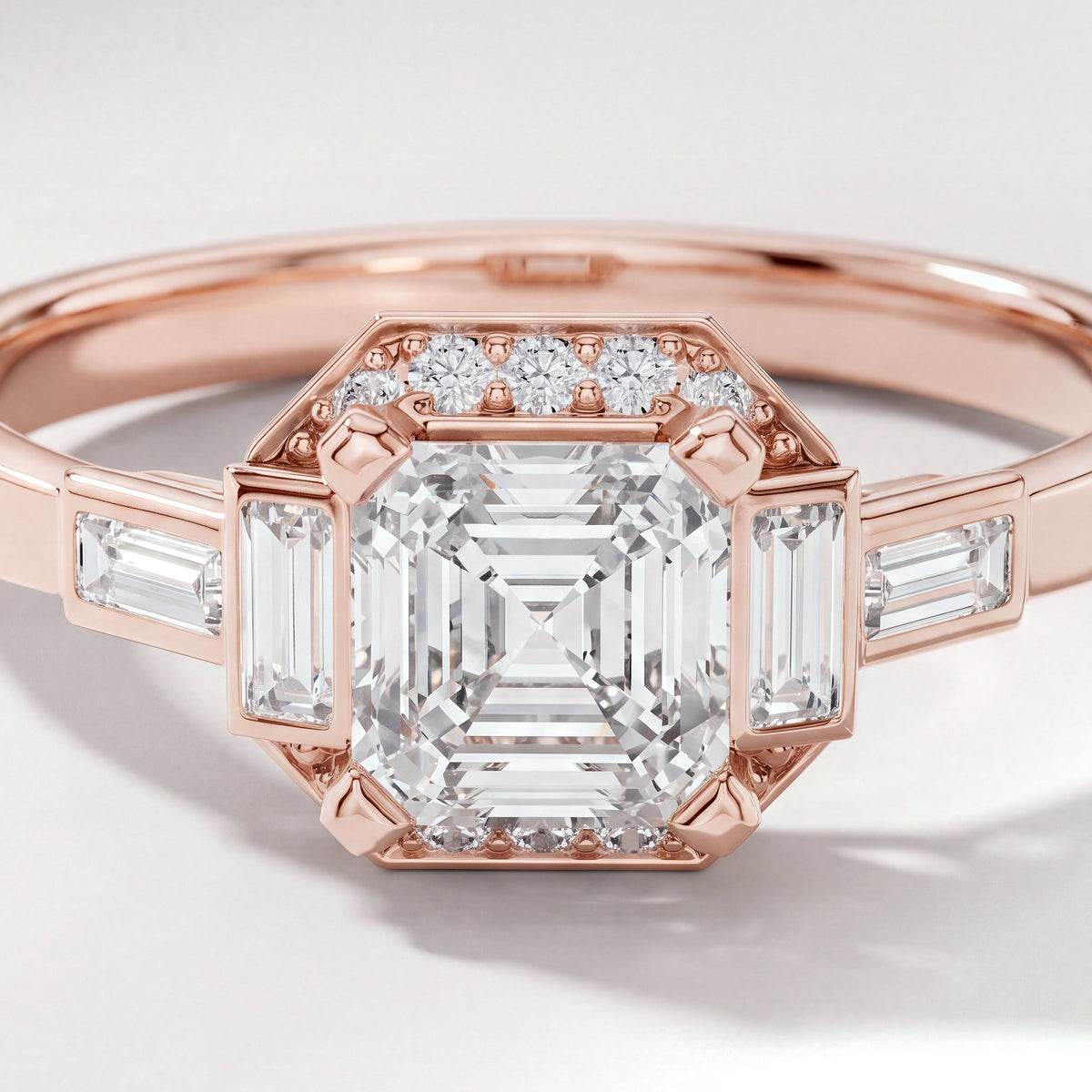 The Marguerite Engagement Ring - angle 2