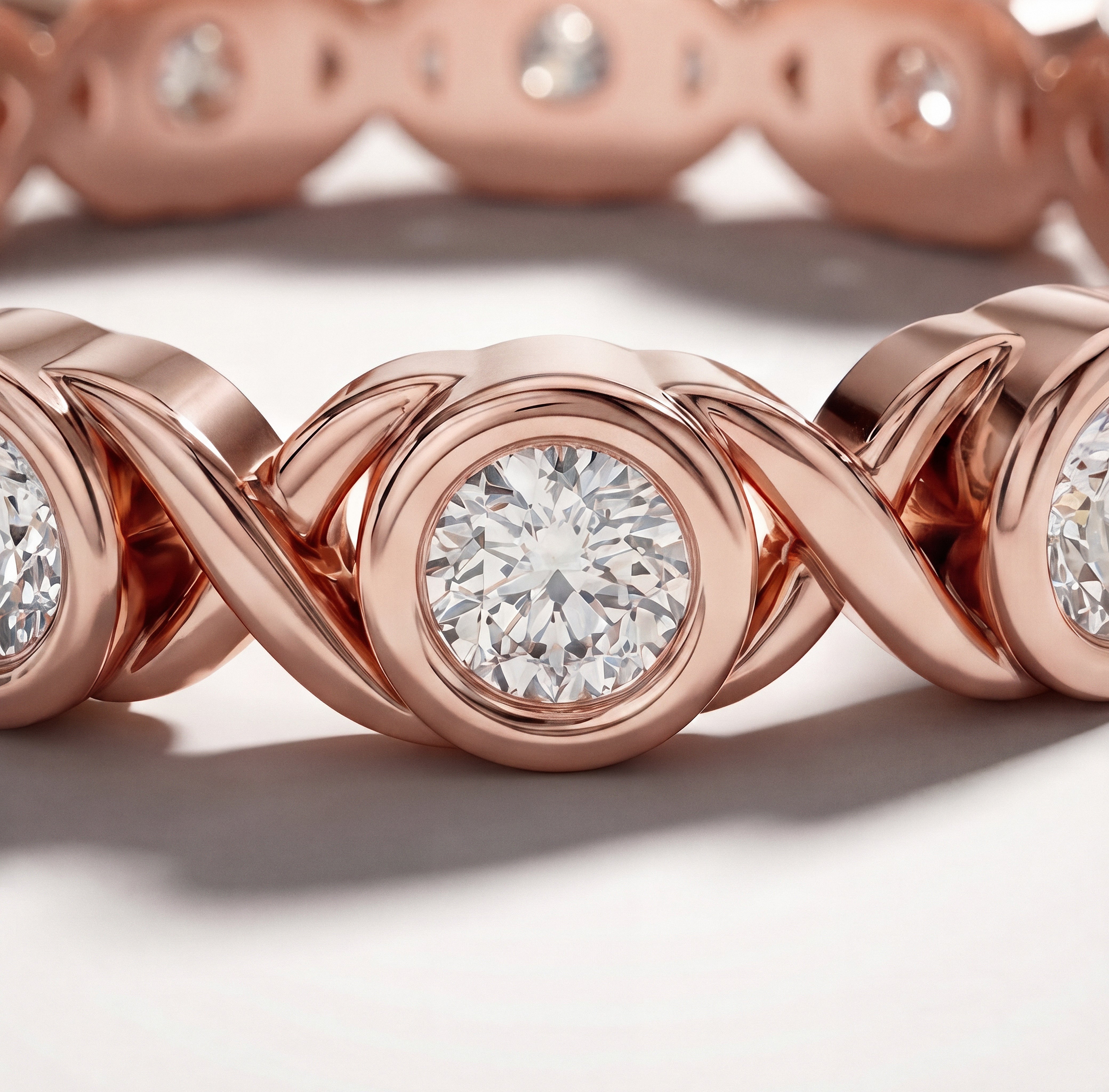 The "Marisa" Eternity Ring - angle 2