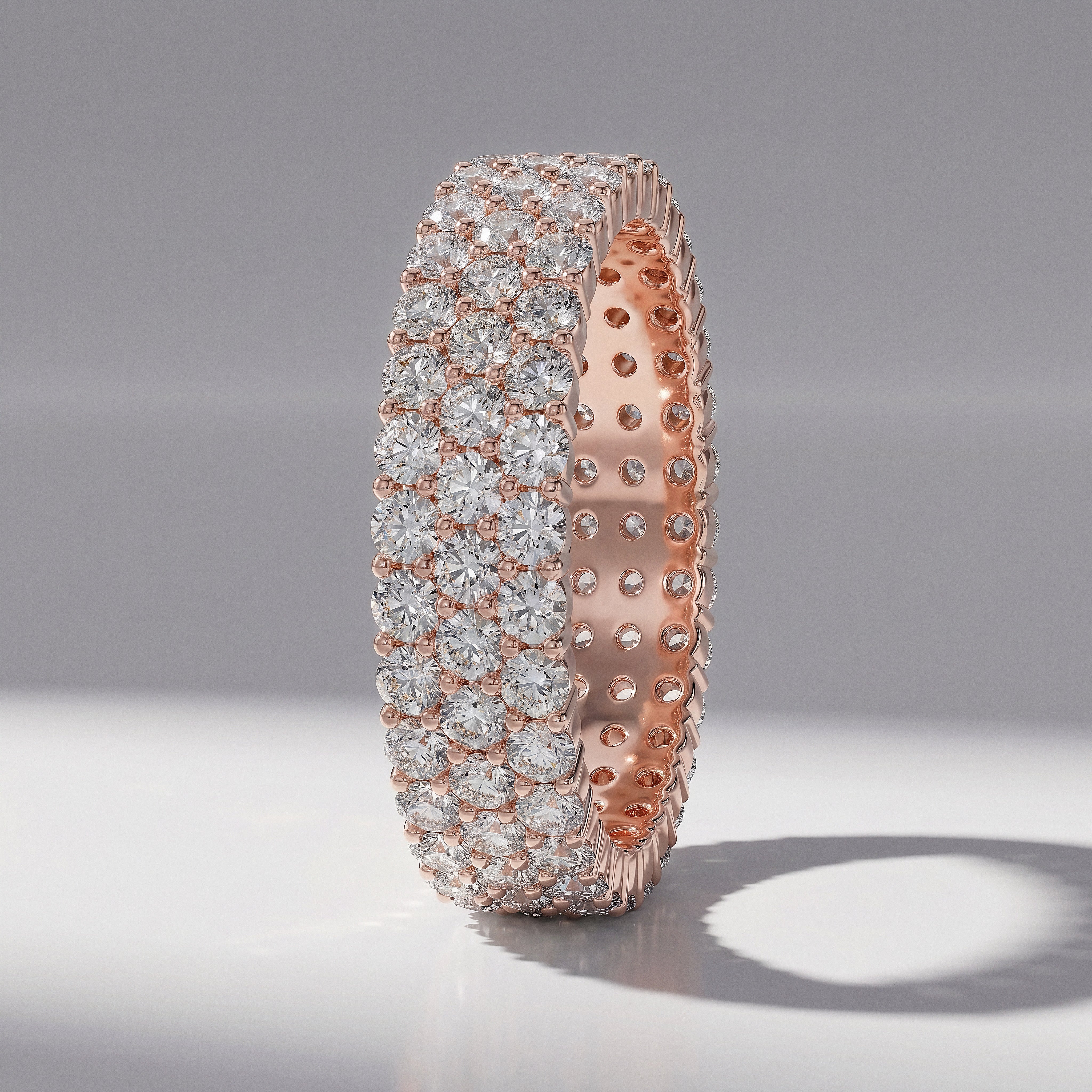 The "Michelle" Eternity Ring - angle 3