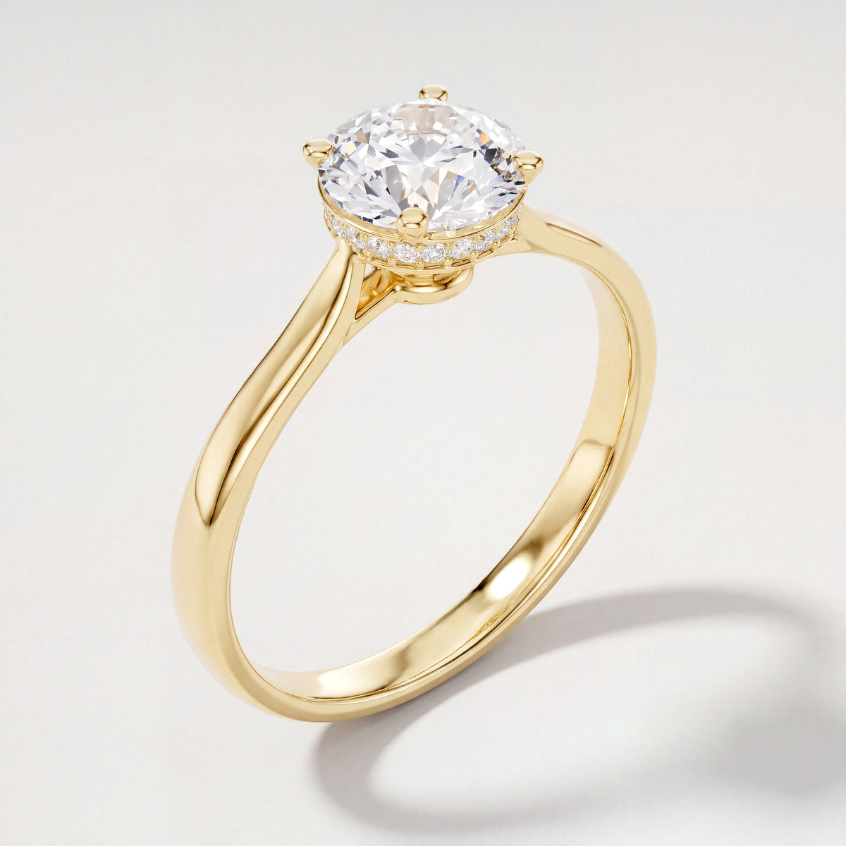 The Millicent Engagement Ring - angle 4