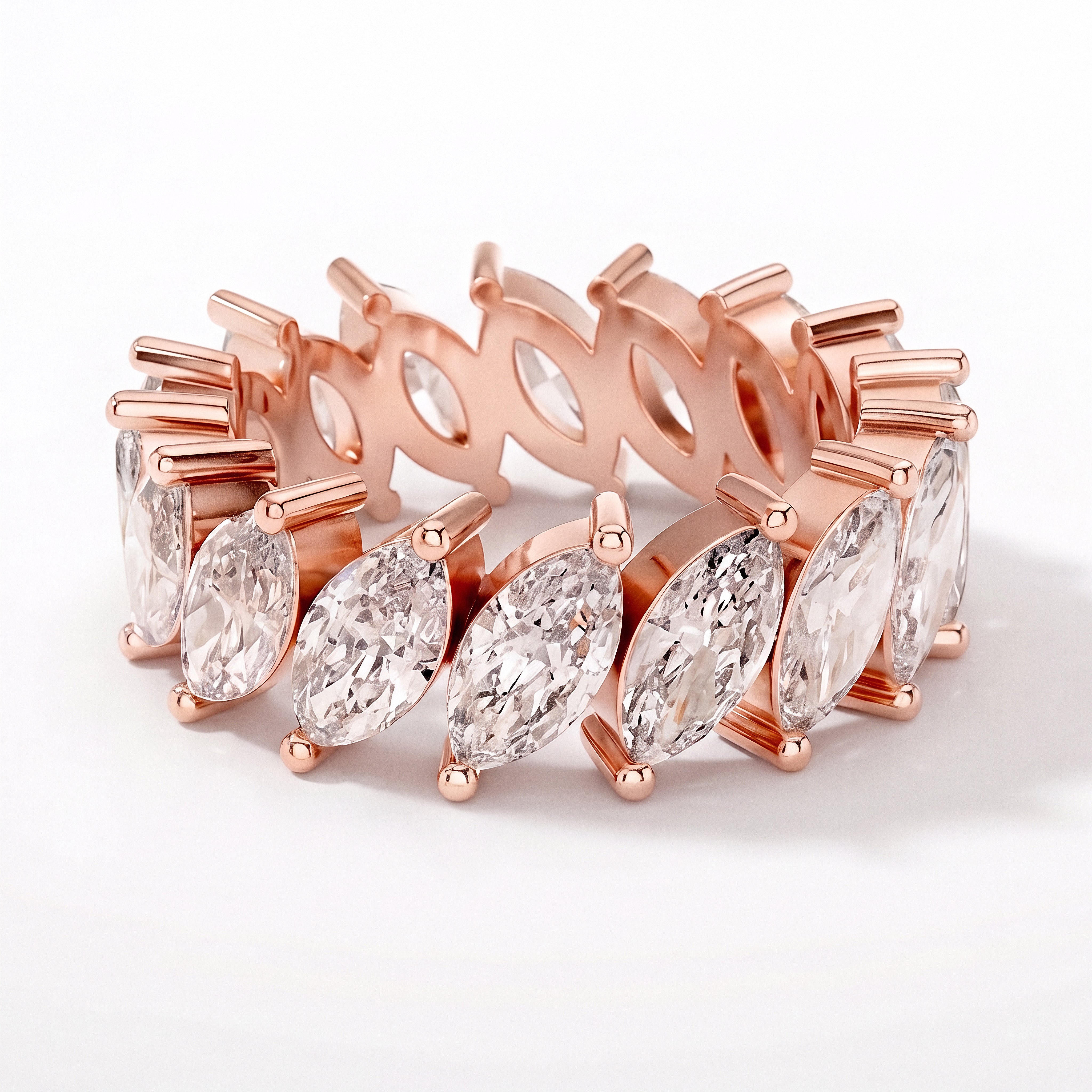 The Sarah Eternity Ring - angle 1