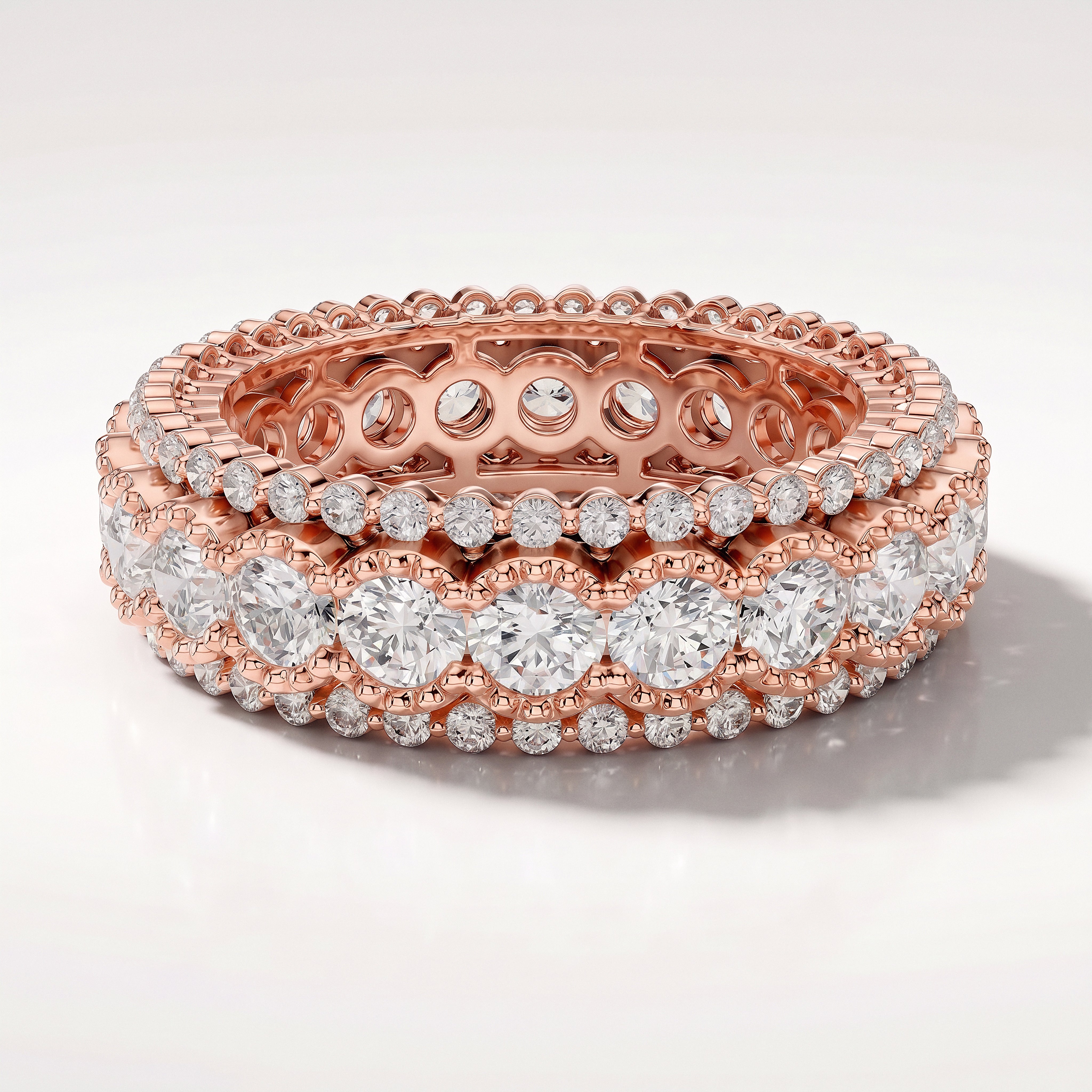 The Sofia Eternity Ring - angle 1