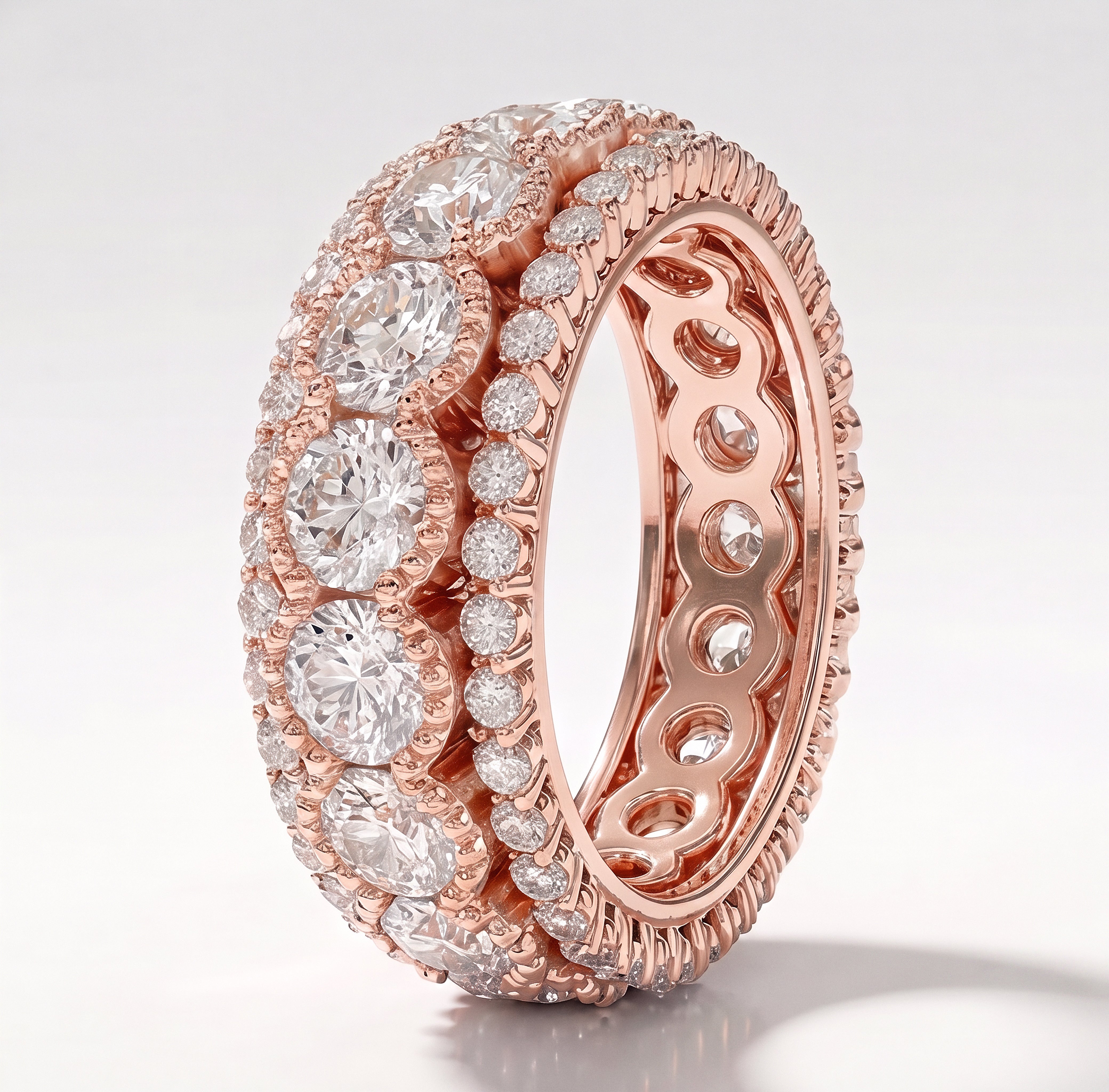 The Sofia Eternity Ring - angle 3