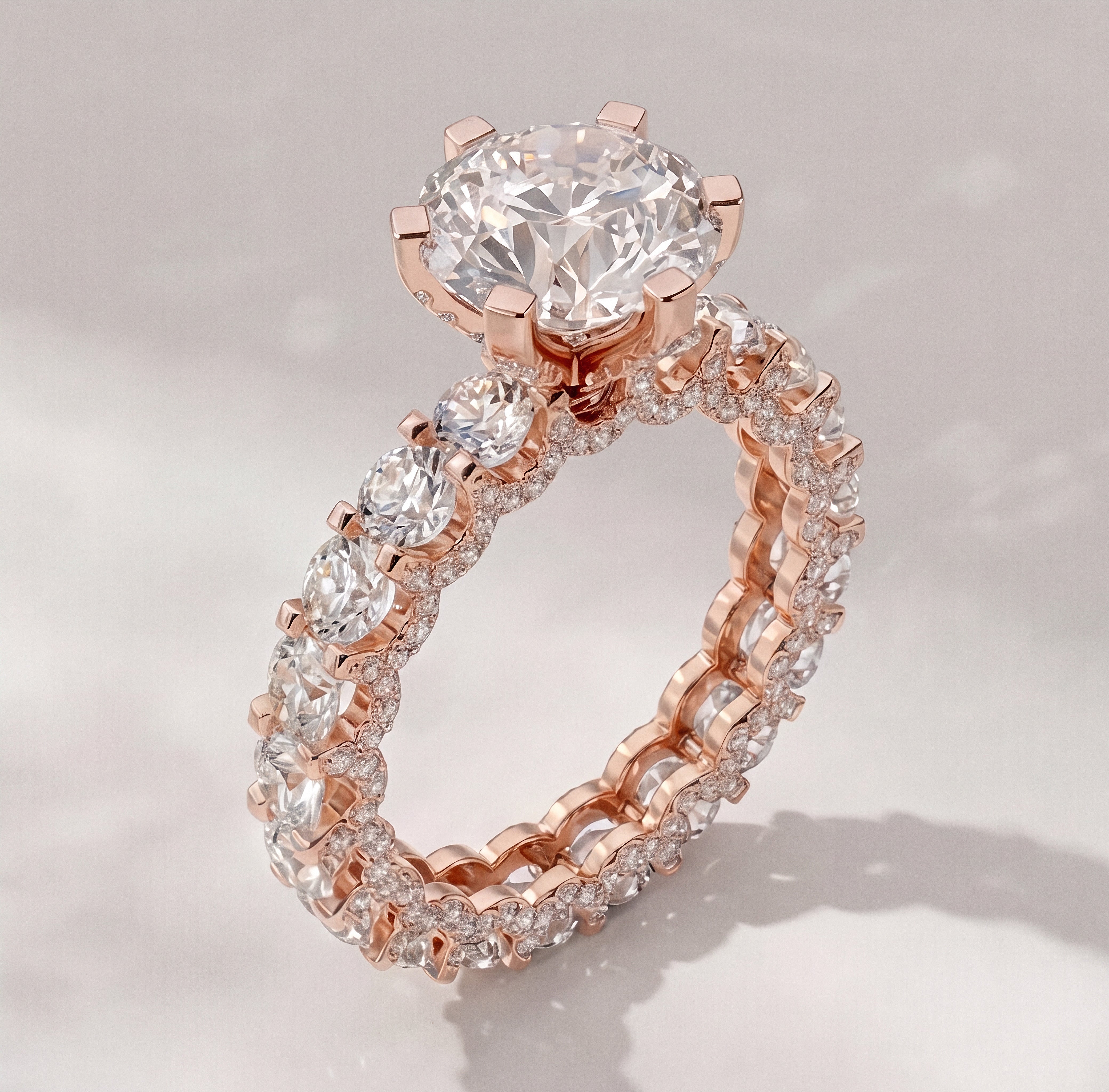 The Statement Diamond Engagement Ring - angle 4