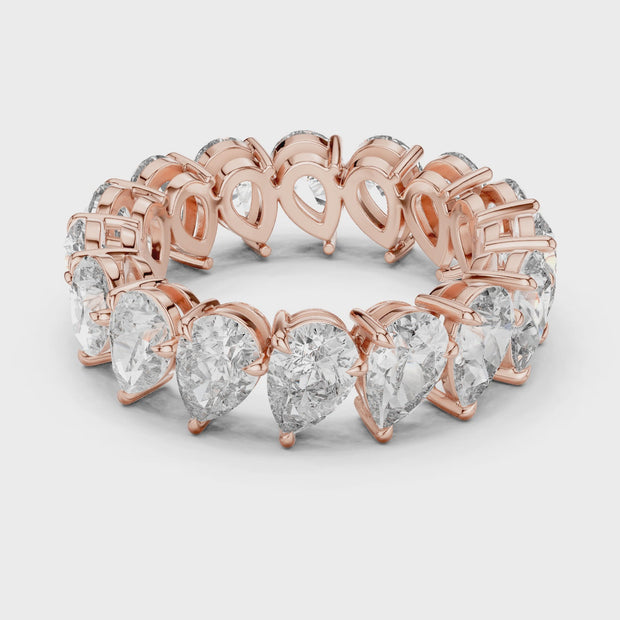 The Amber Eternity Ring