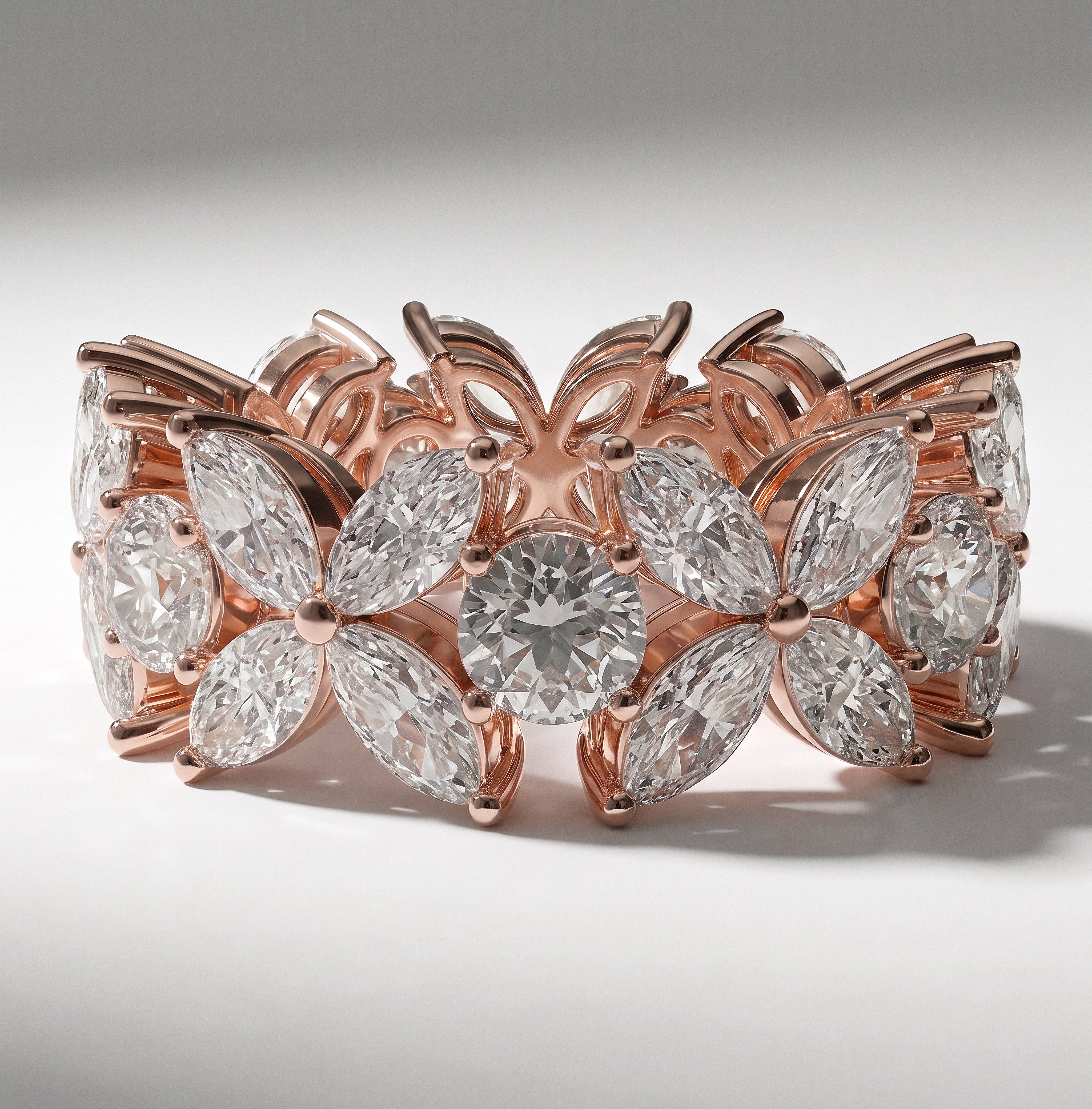 The "Alina" Eternity Ring - angle 2