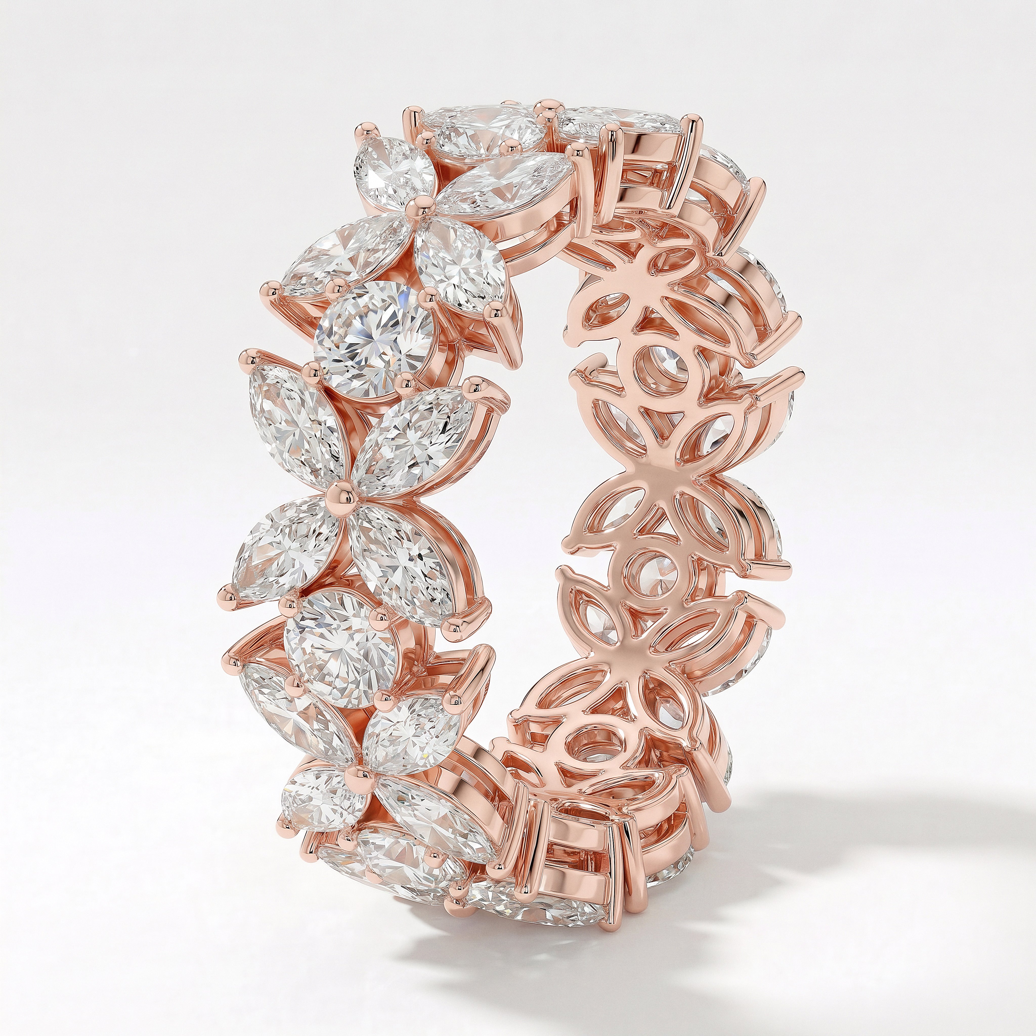 The "Alina" Eternity Ring - angle 3