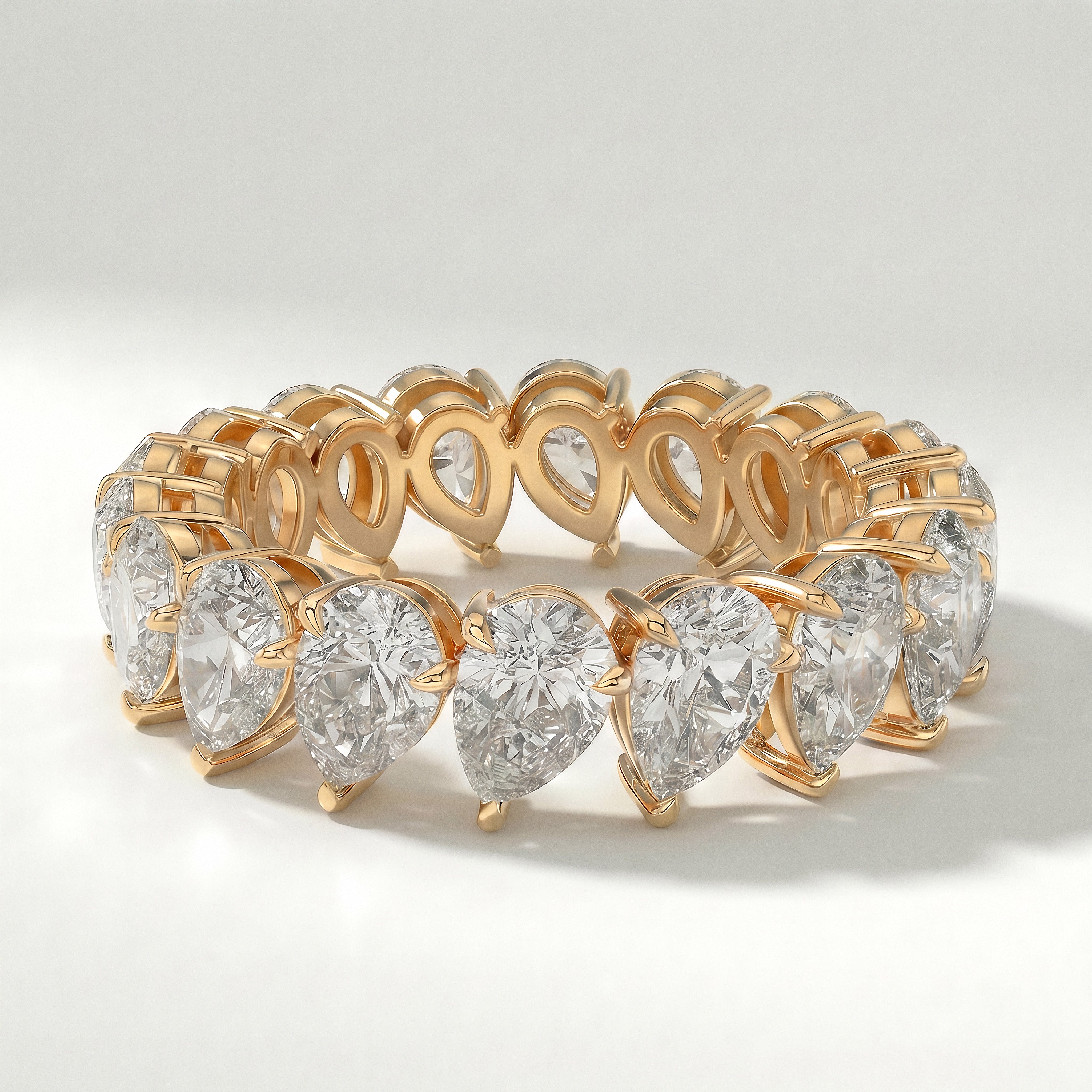 The Amber Eternity Ring - angle 4