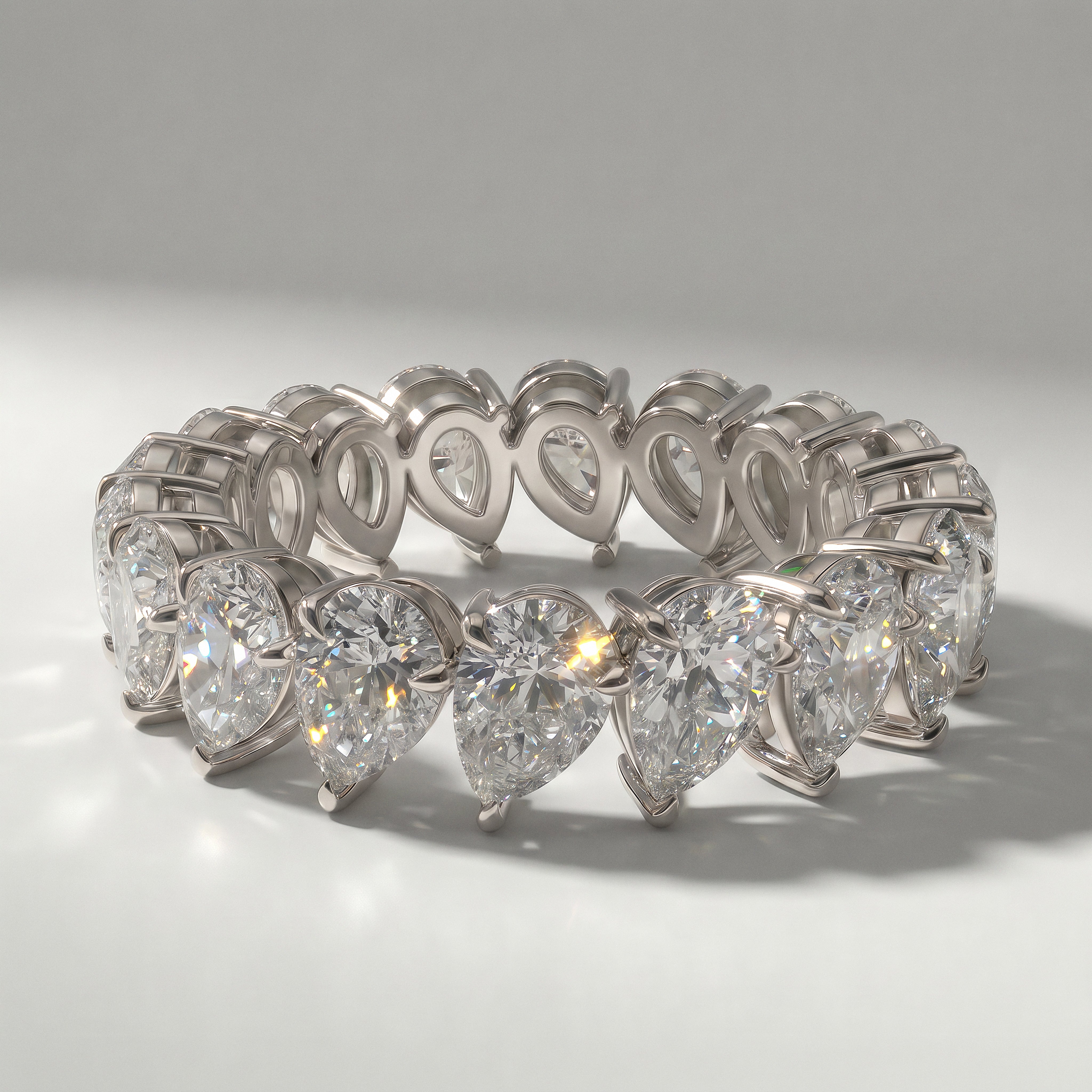 The Amber Eternity Ring - angle 5