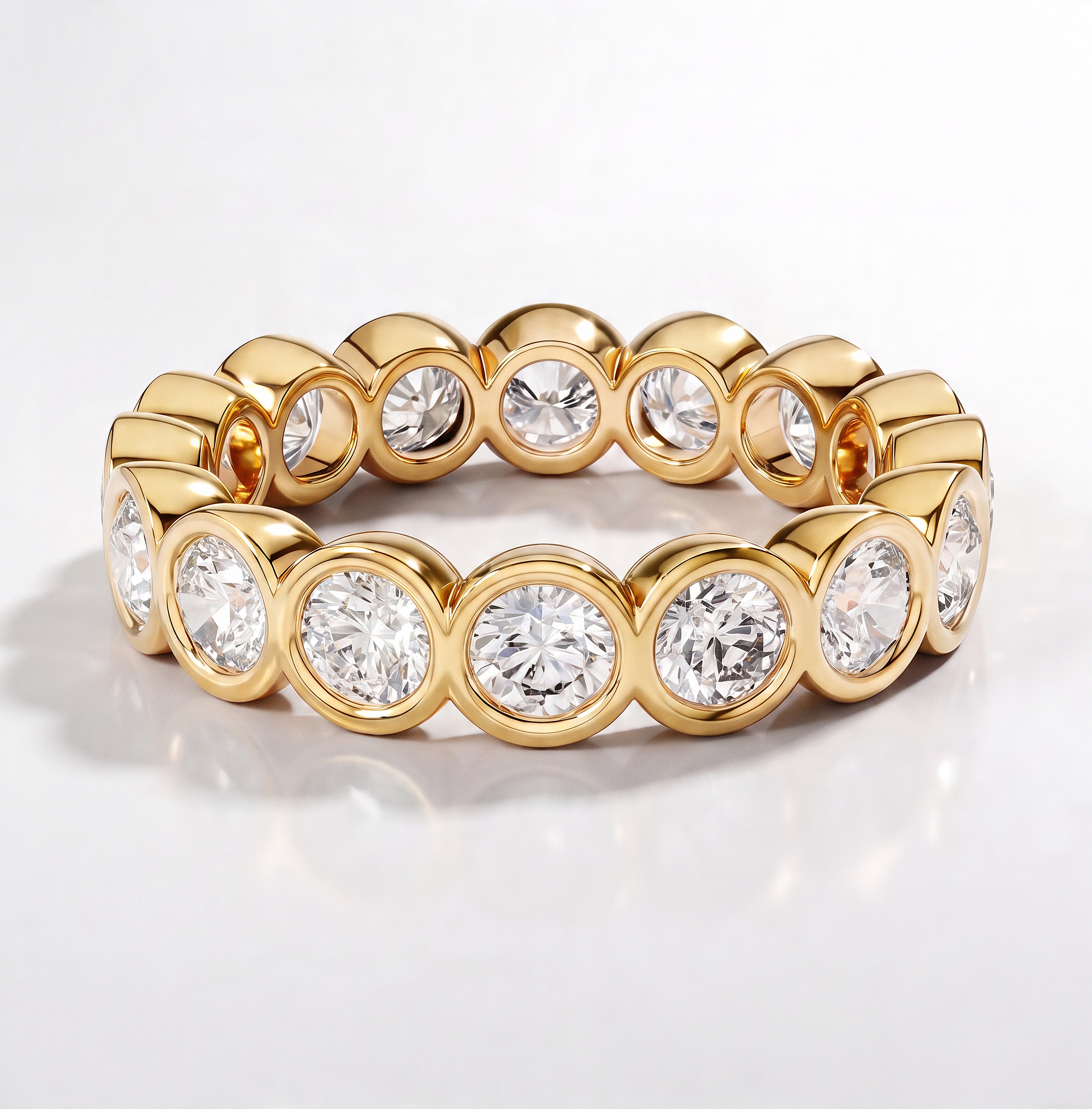 The Cassandra Eternity Ring - angle 5