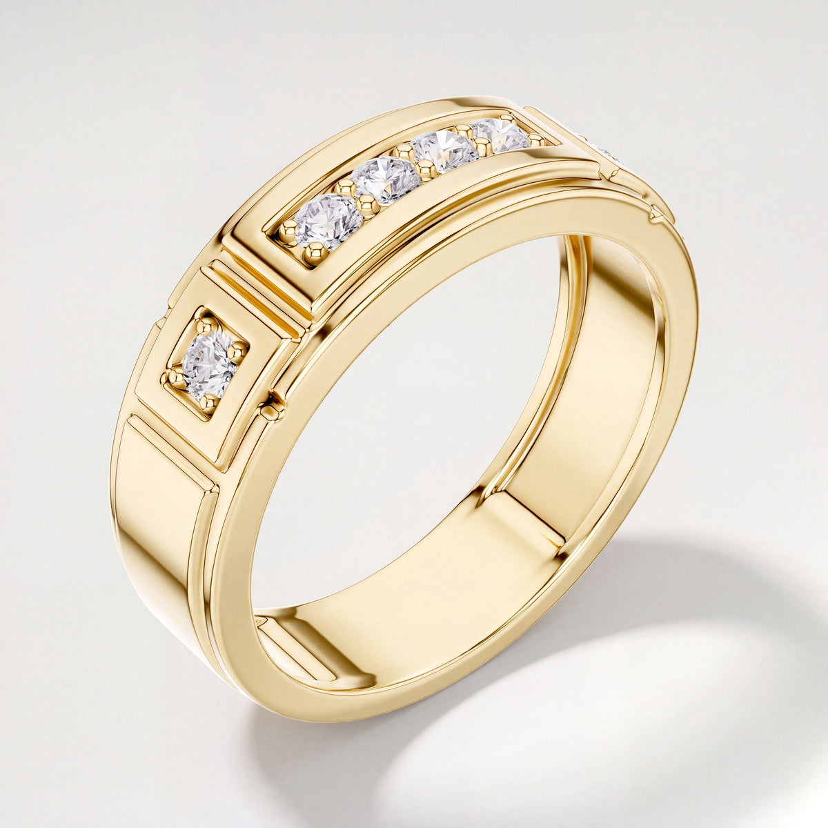 The Clement Men's Ring - angle 4