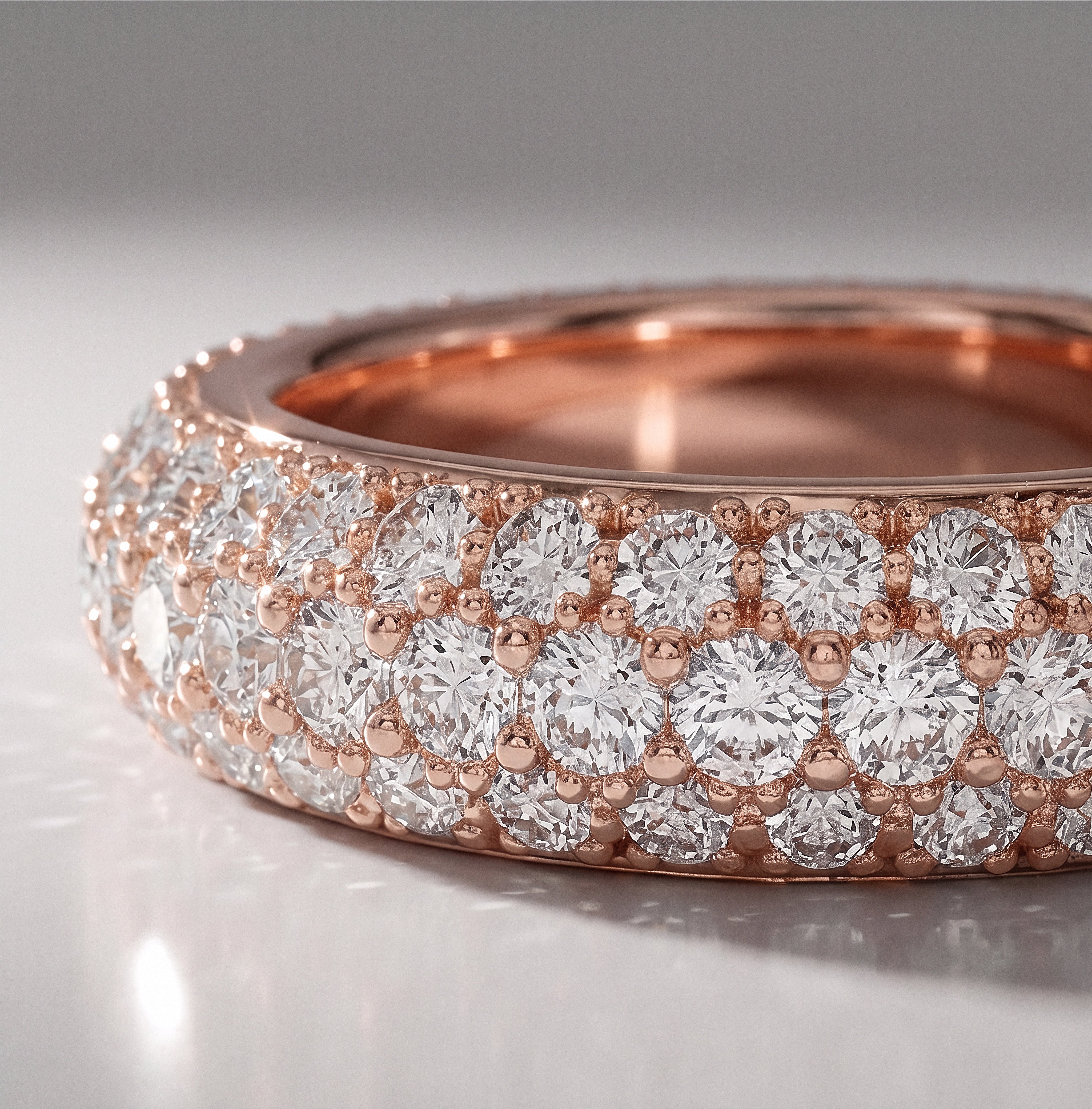 The Dawn Eternity Ring - angle 3
