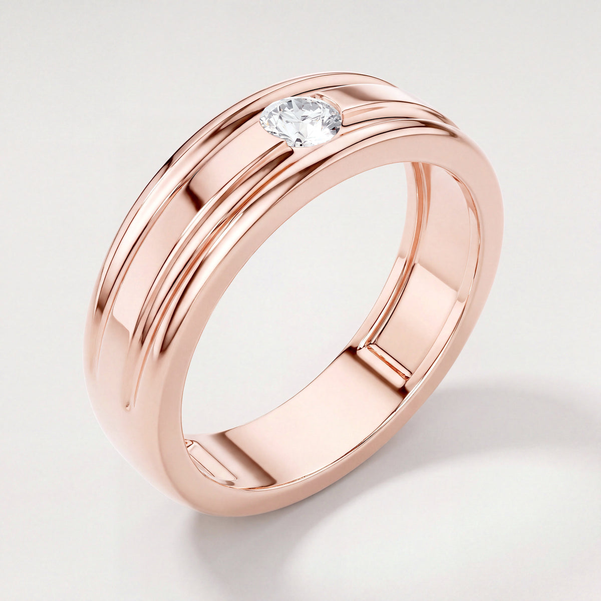 The Gideon Men's Ring - angle 1