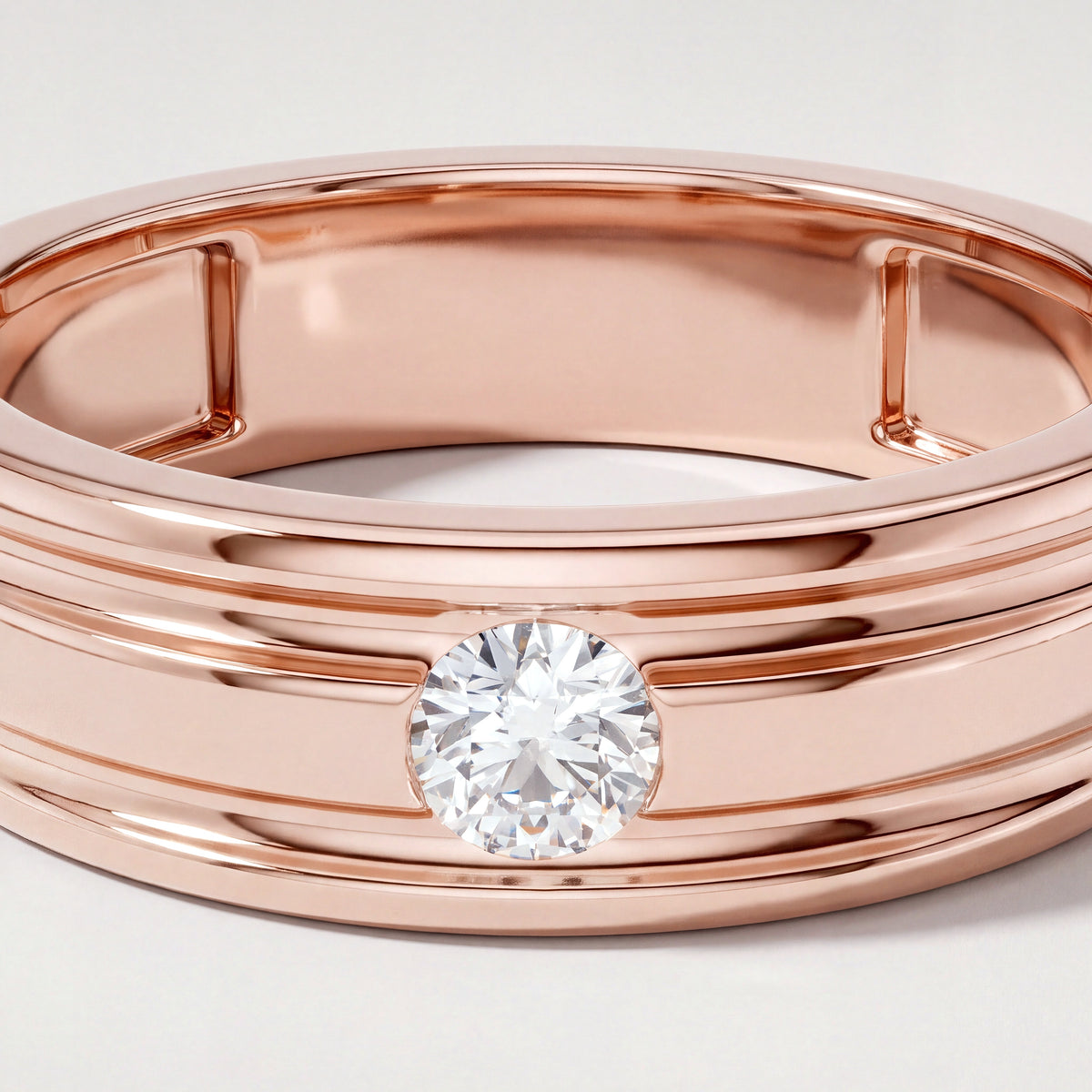 The Gideon Men's Ring - angle 2