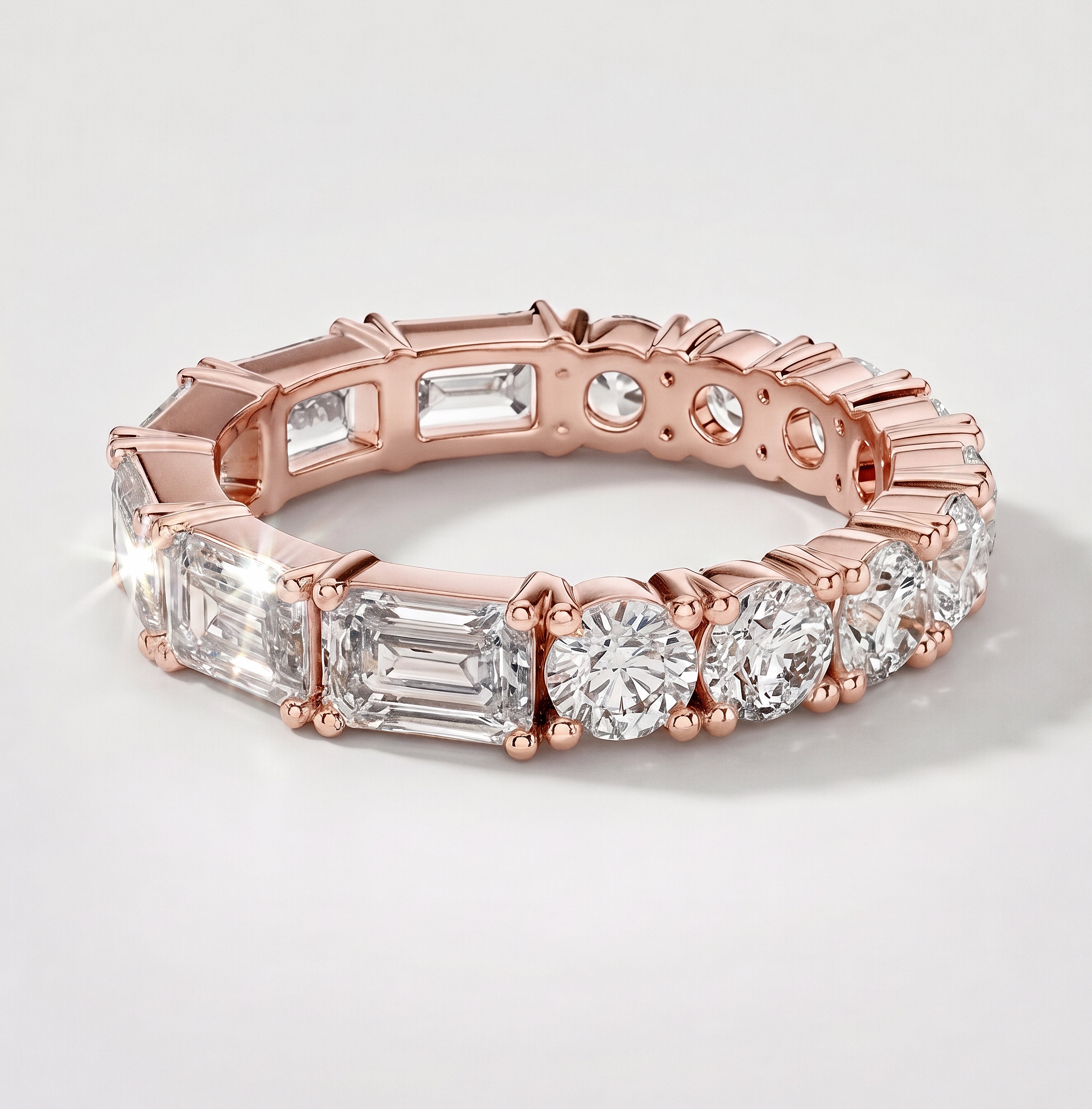 The "Jackie" Eternity Ring - angle 1