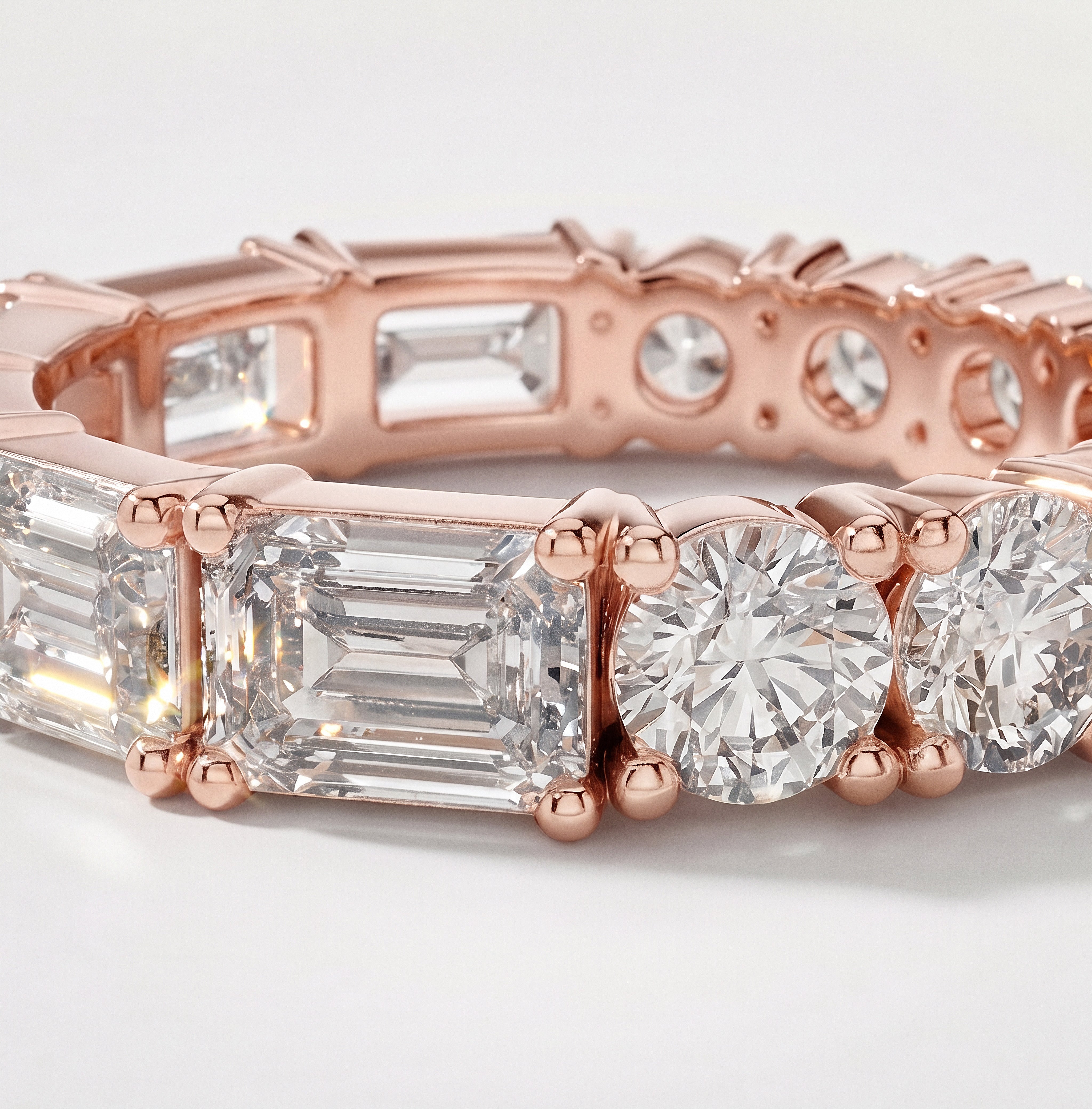 The "Jackie" Eternity Ring - angle 2