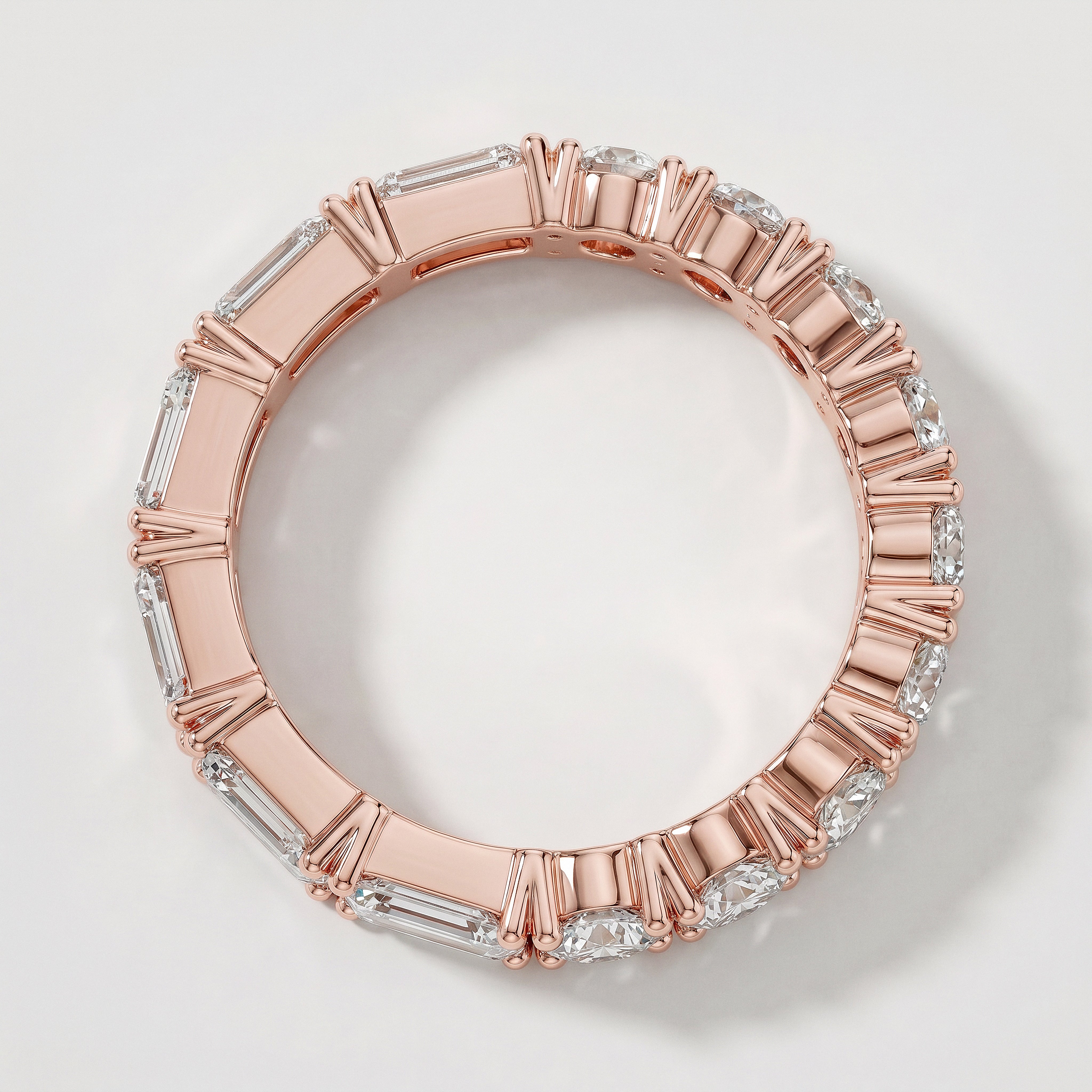 The "Jackie" Eternity Ring - angle 3