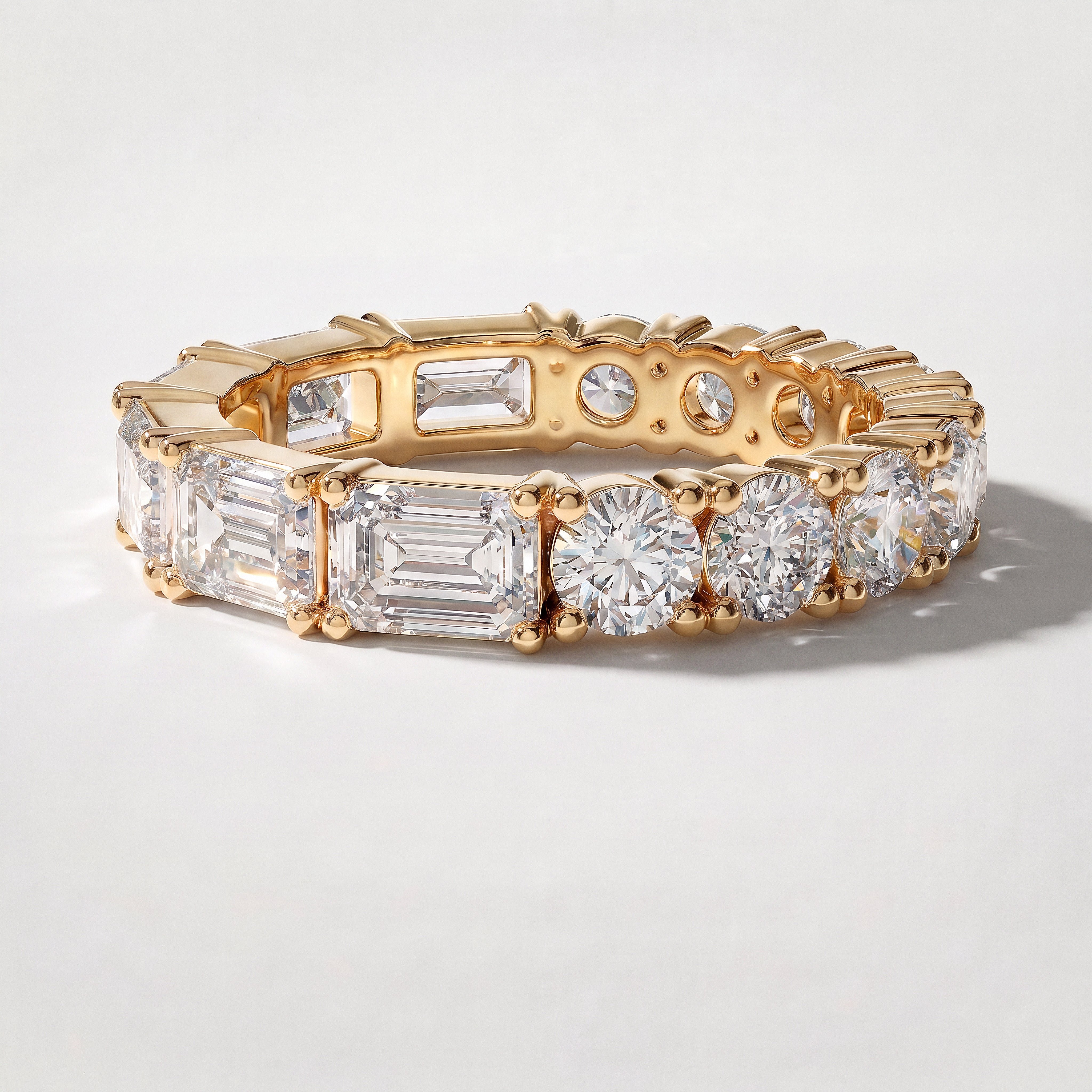 The "Jackie" Eternity Ring - angle 4