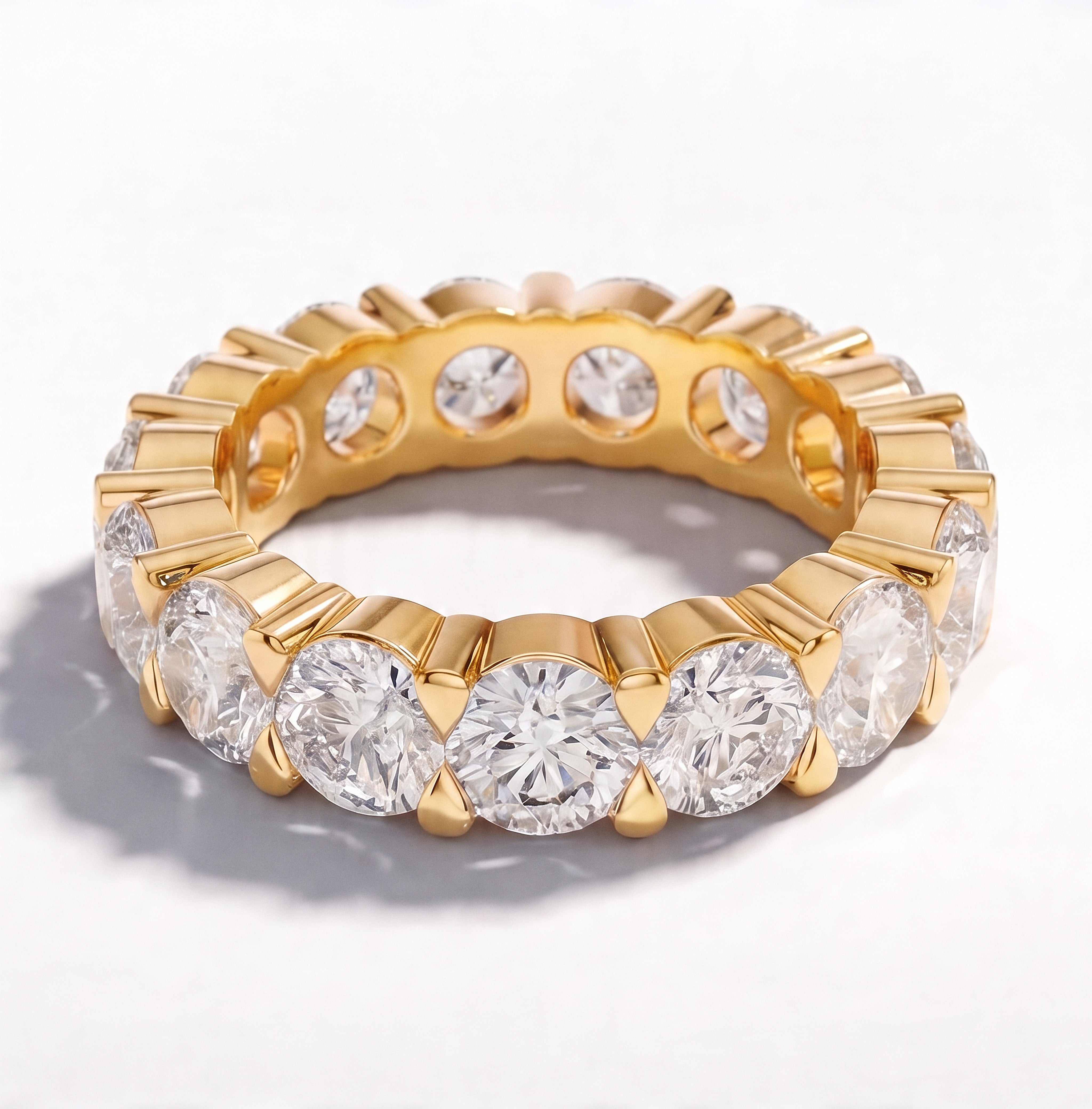 The Lillian Eternity Ring - angle 4