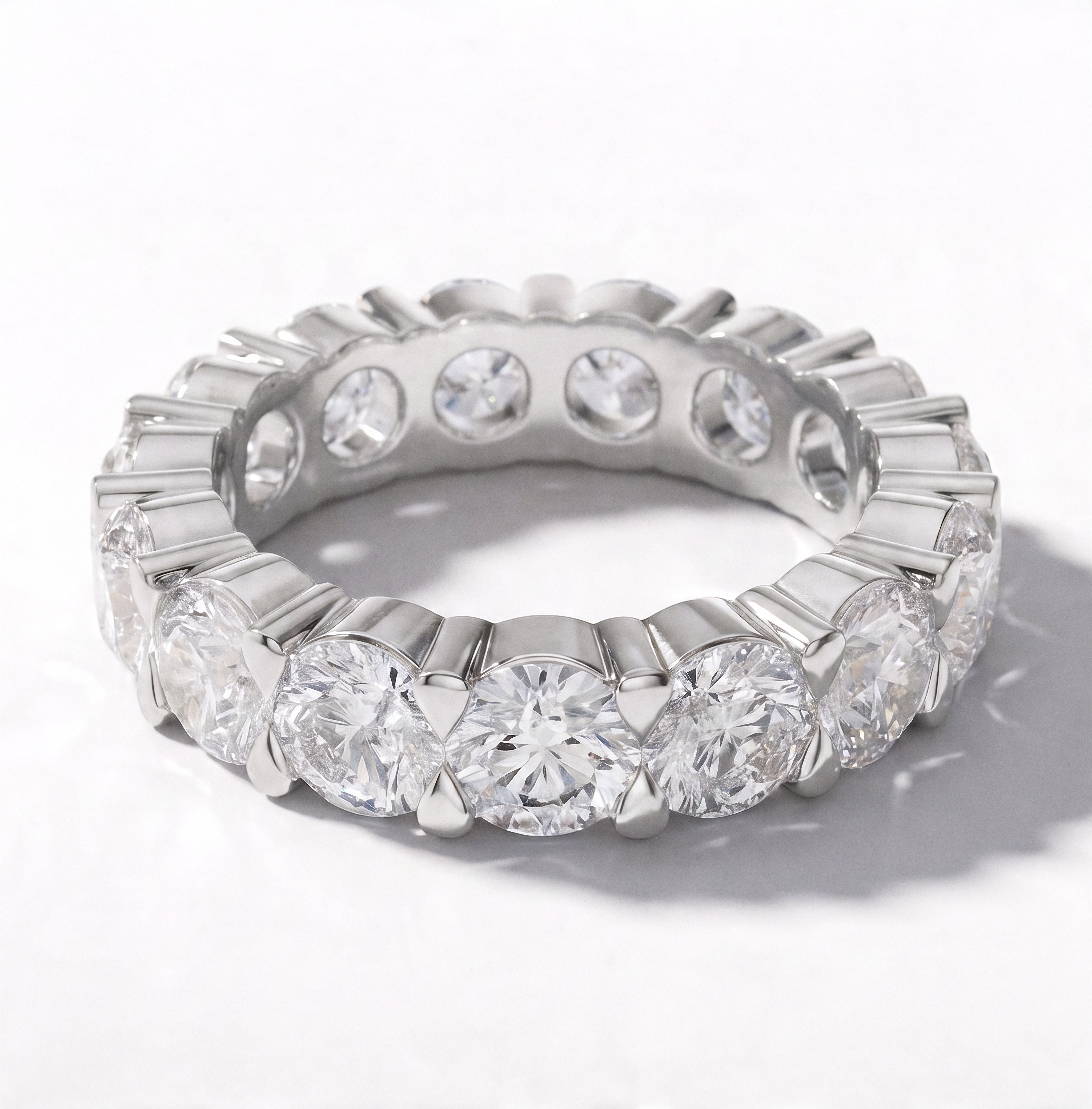 The Lillian Eternity Ring - angle 5