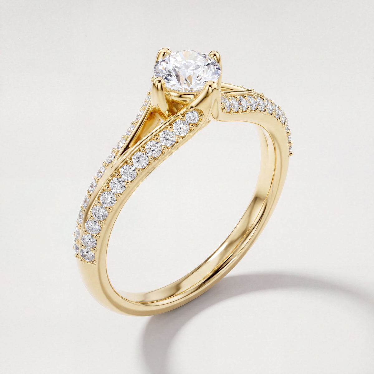 The Lisette Engagement Ring - angle 4