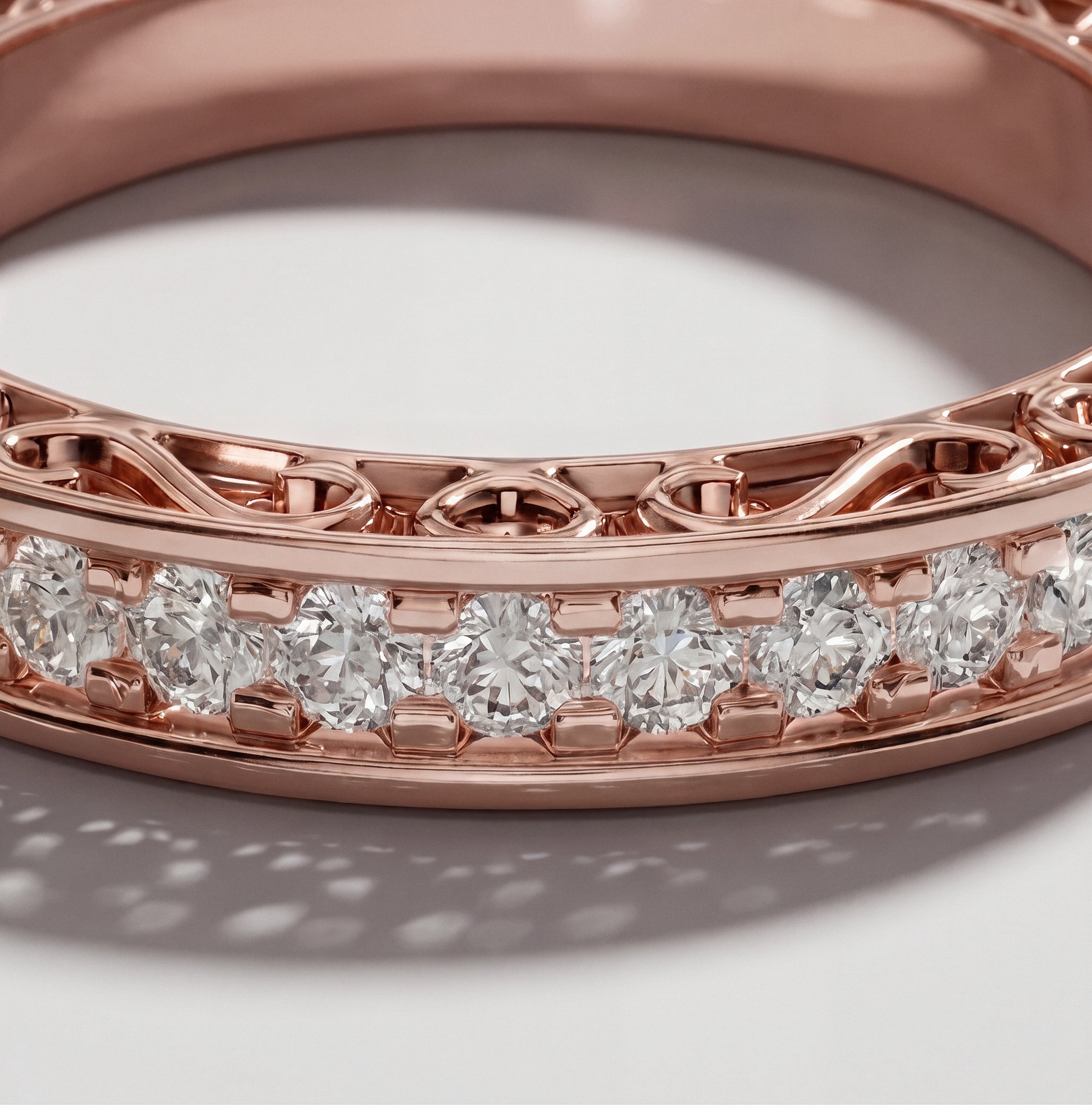 The "Mallory" Eternity Ring - angle 2