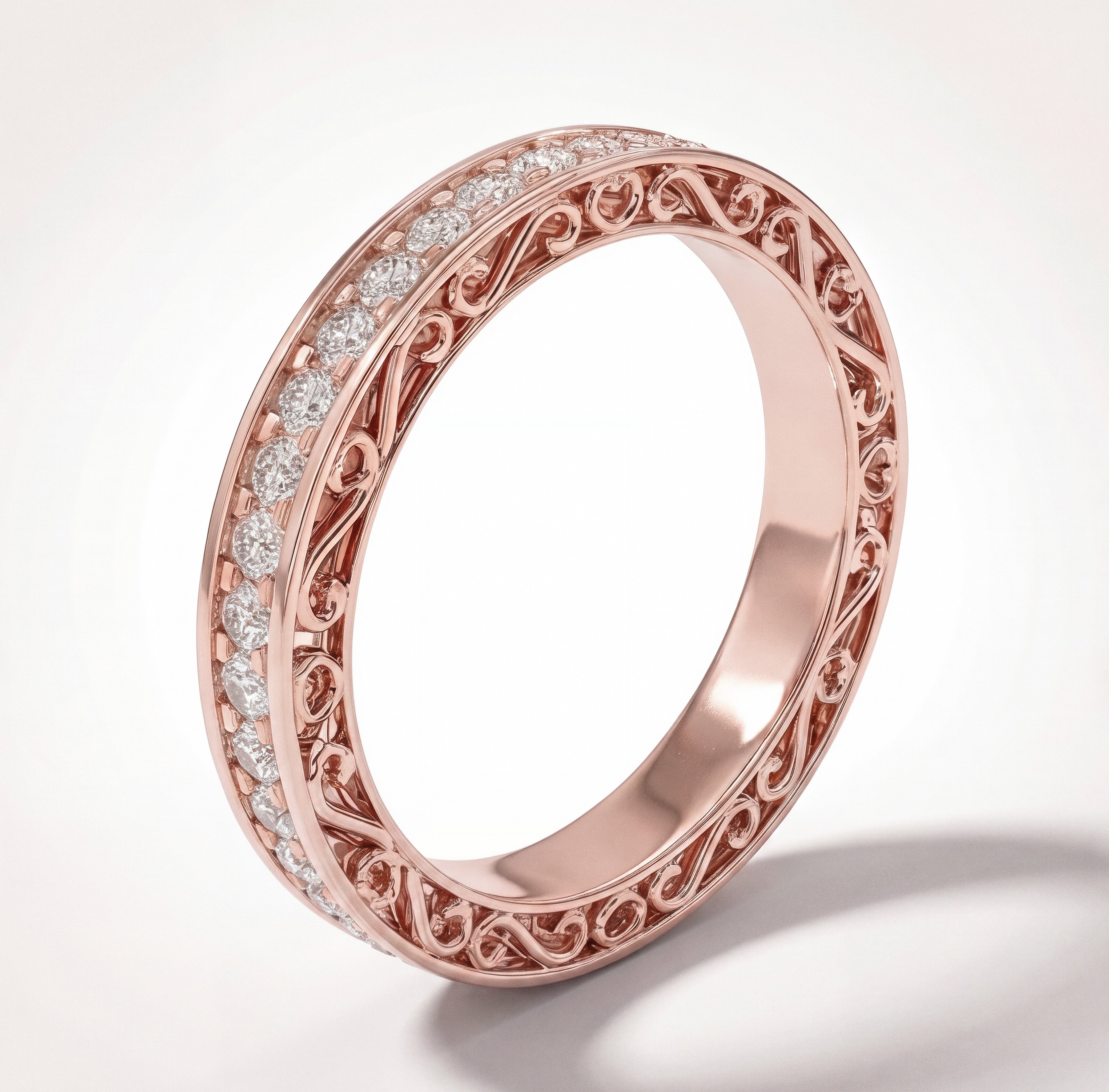 The "Mallory" Eternity Ring - angle 3