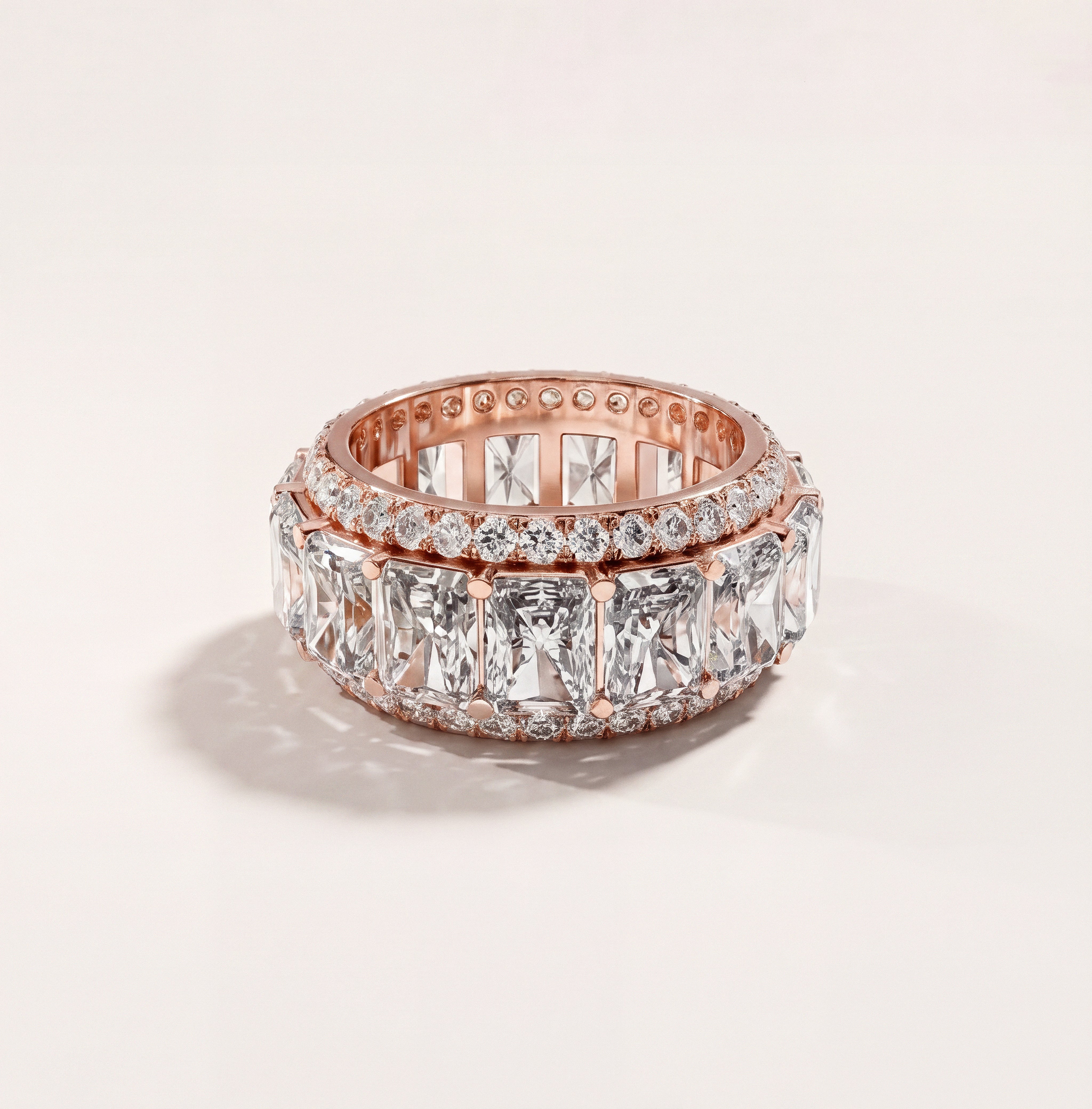 The "Marion" Eternity Ring - angle 4