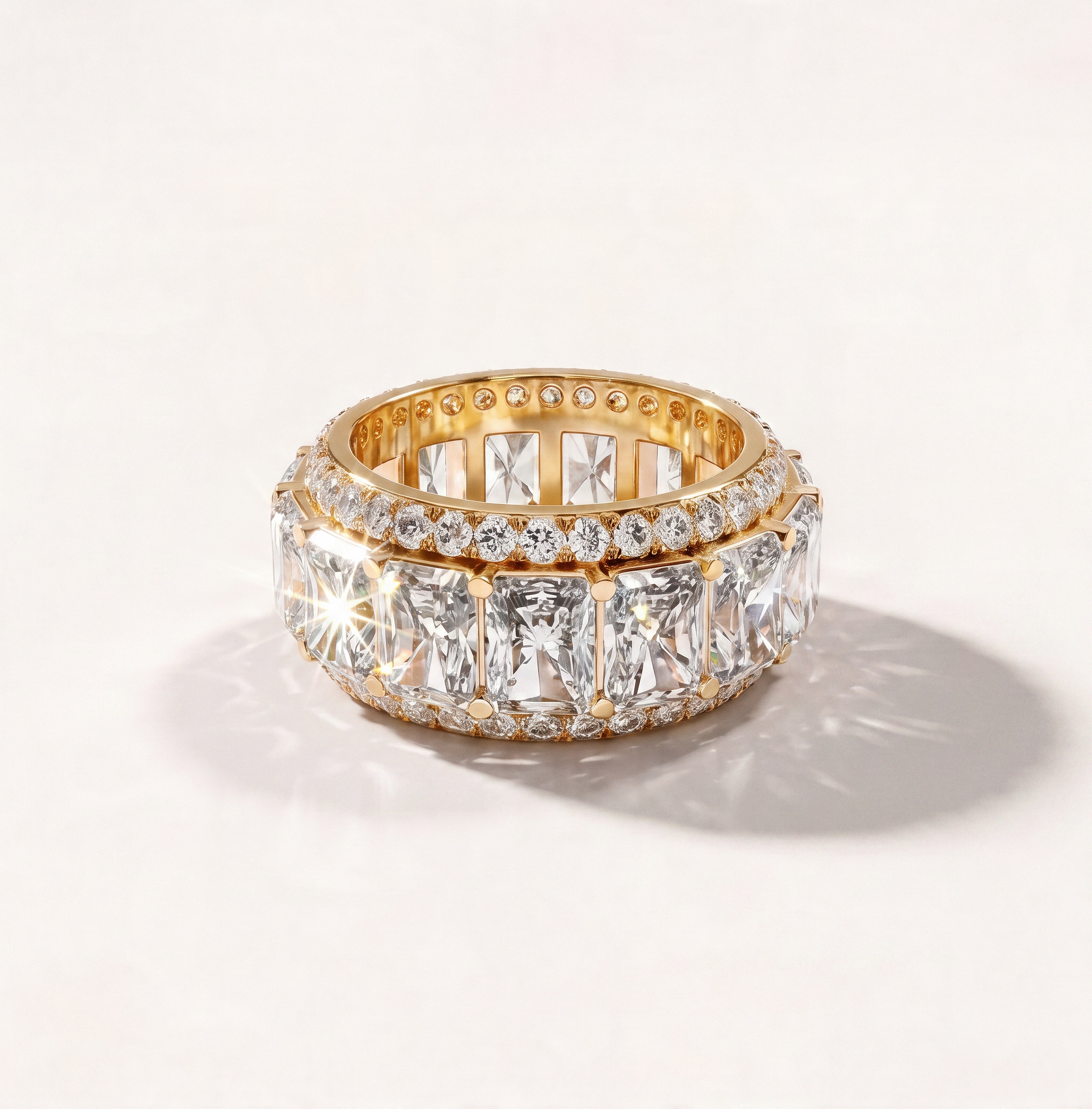 The "Marion" Eternity Ring - angle 6