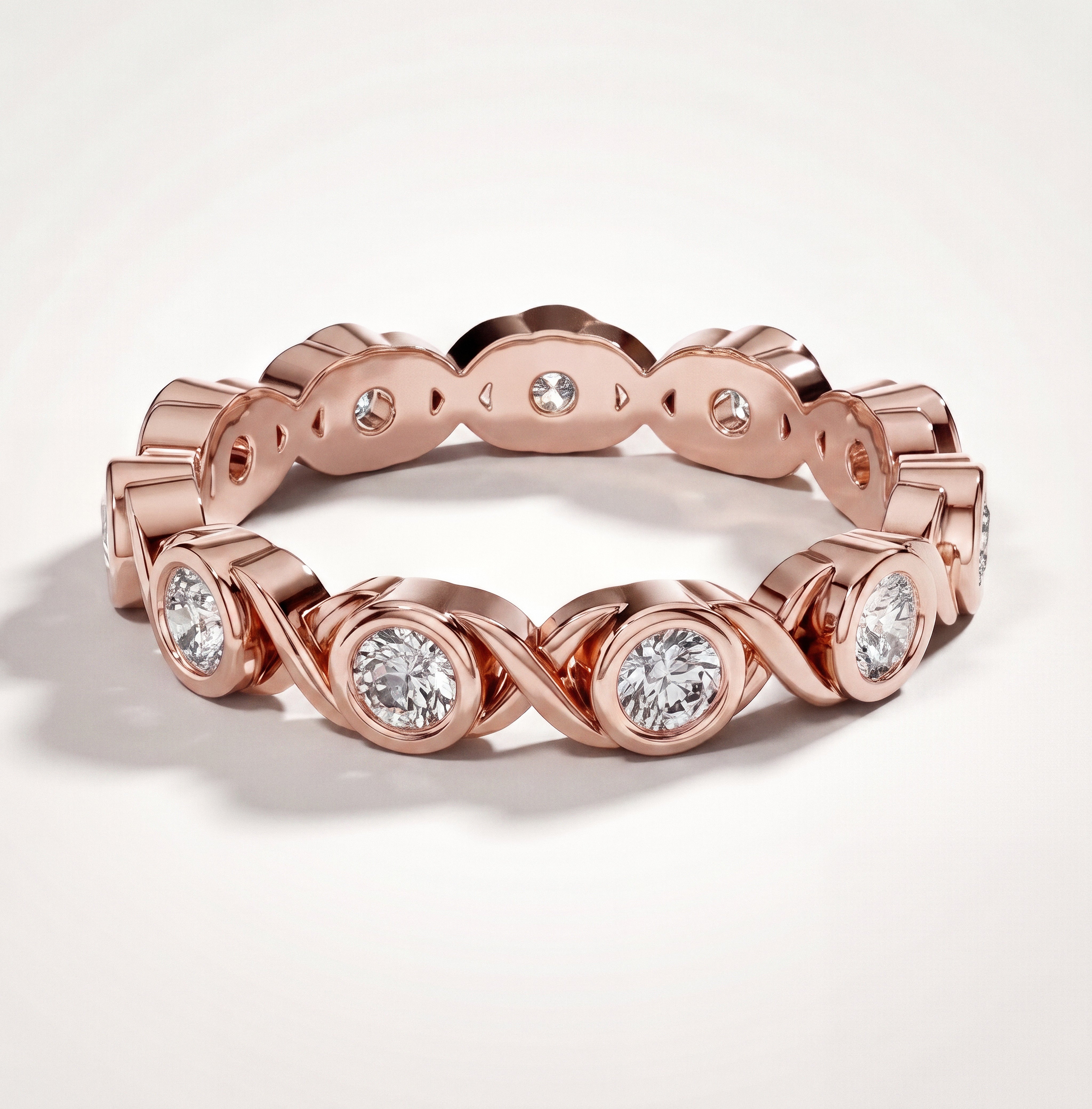The "Marisa" Eternity Ring - angle 1