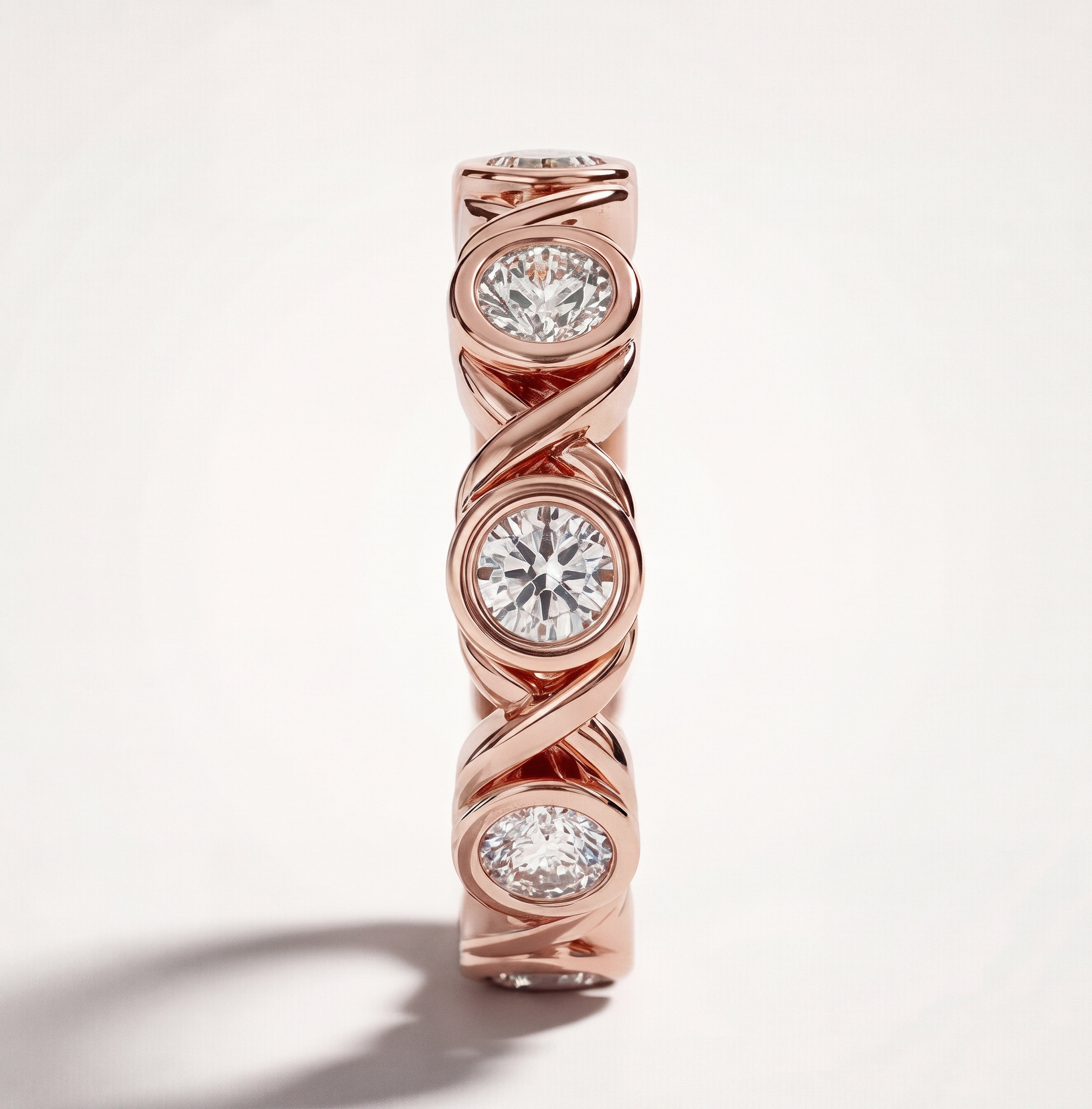 The "Marisa" Eternity Ring - angle 4