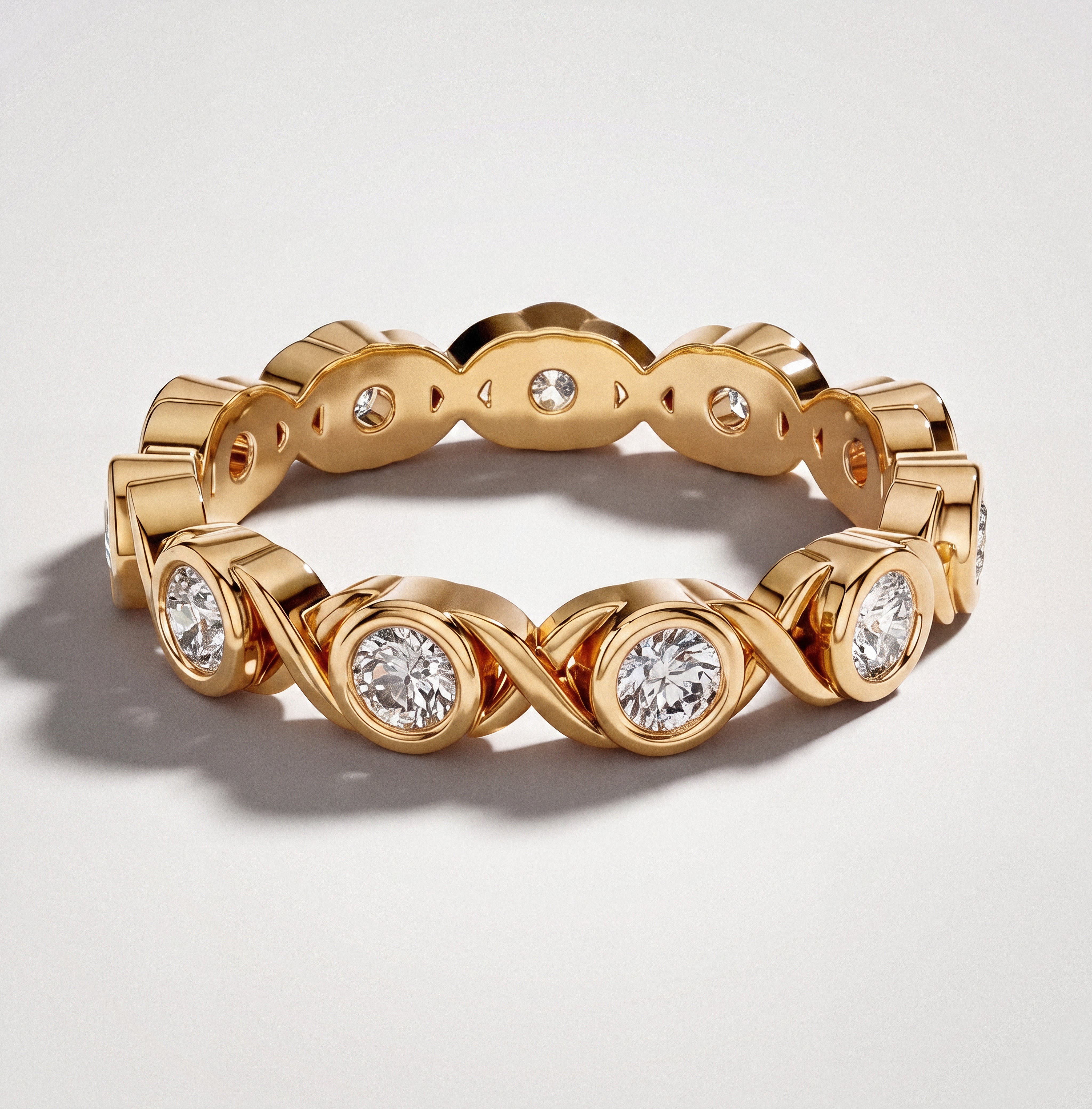 The "Marisa" Eternity Ring - angle 5