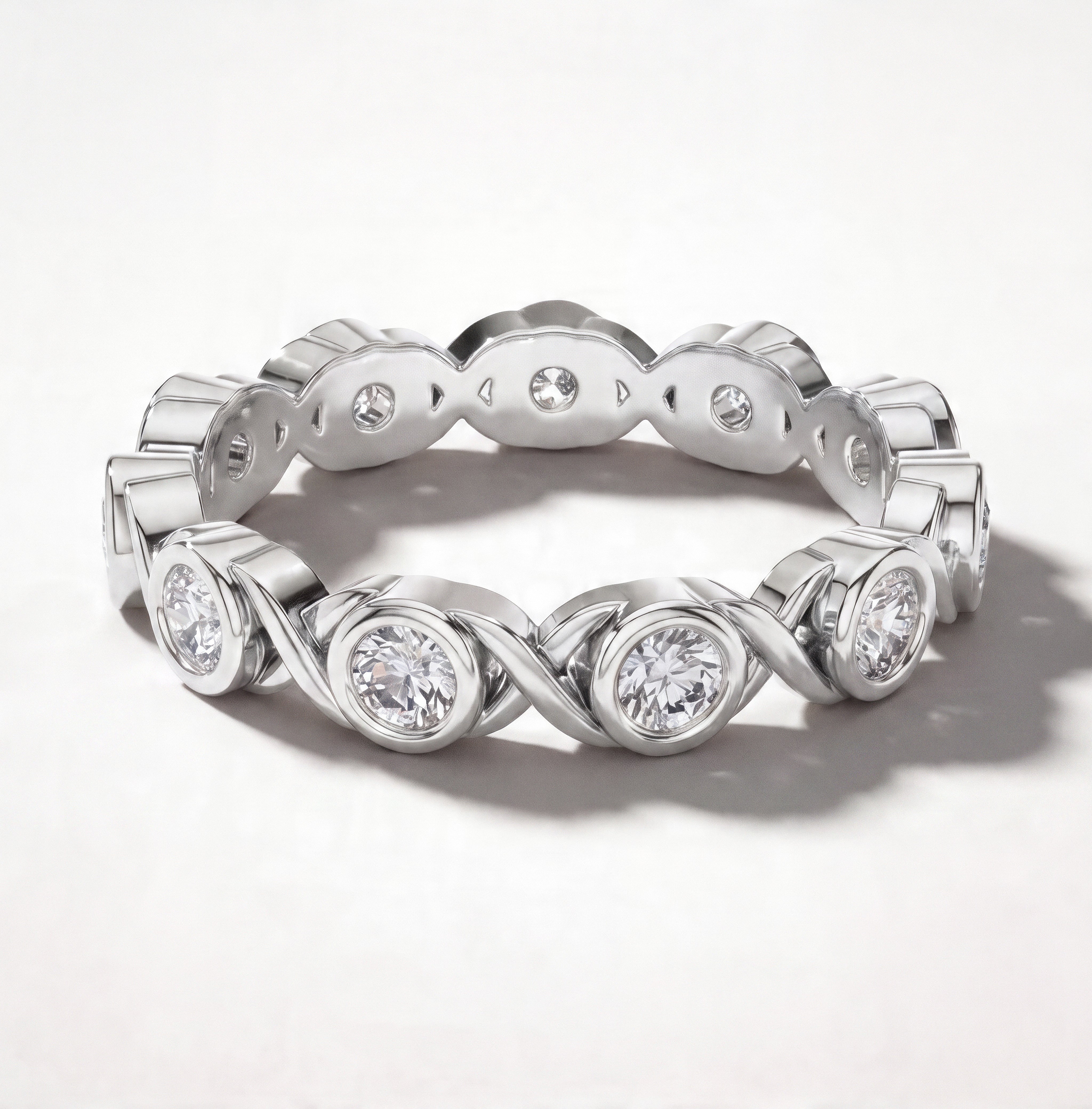 The "Marisa" Eternity Ring - angle 6